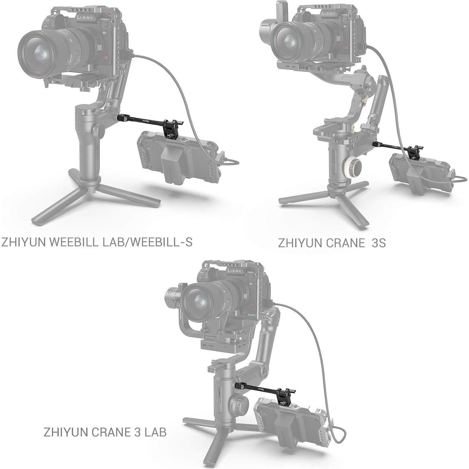 Soporte Ajustable para Monitor SmallRig 2889 para Gimbals DJI y Zhiyun