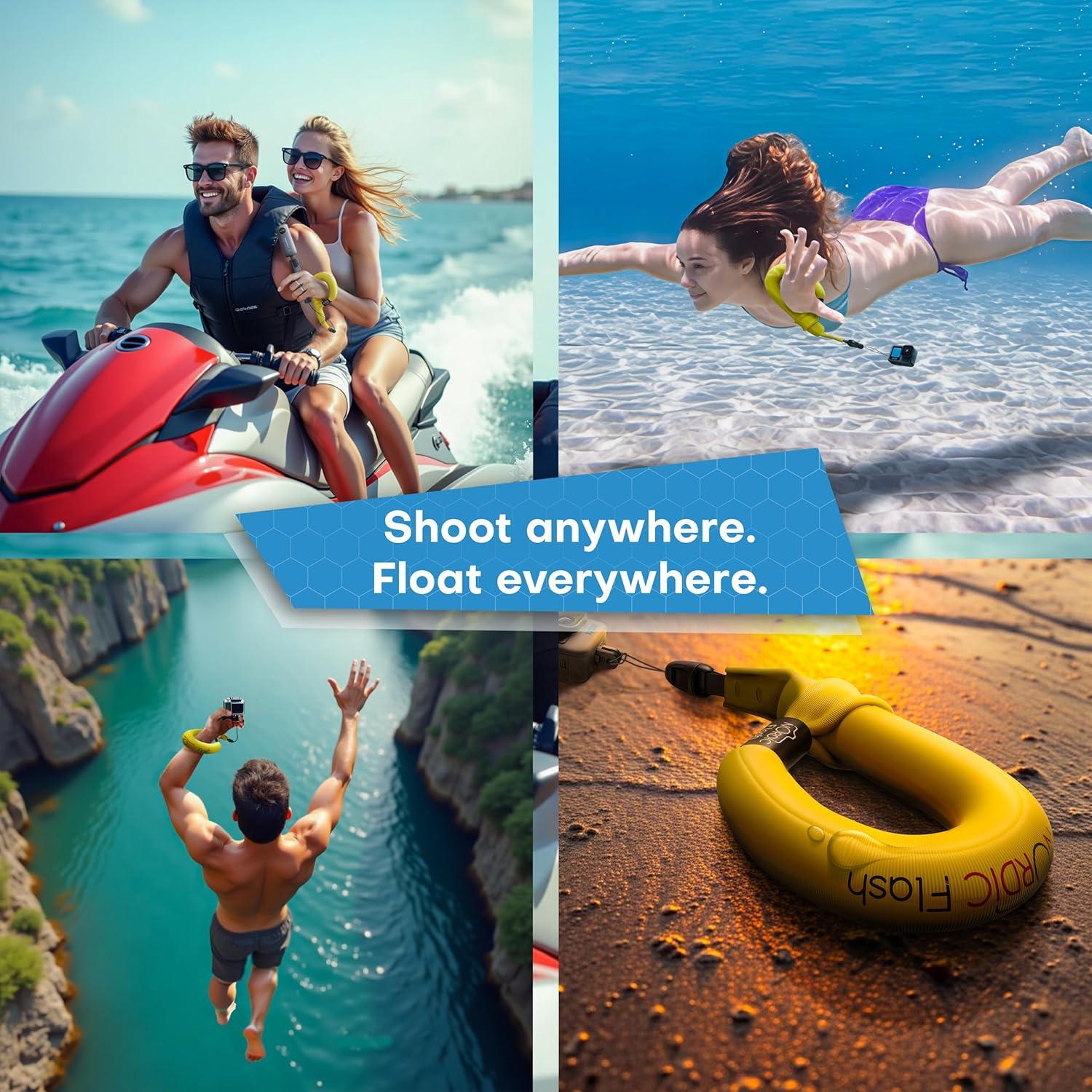 Correa Flotante Impermeable para GoPro y Cámaras de Acción