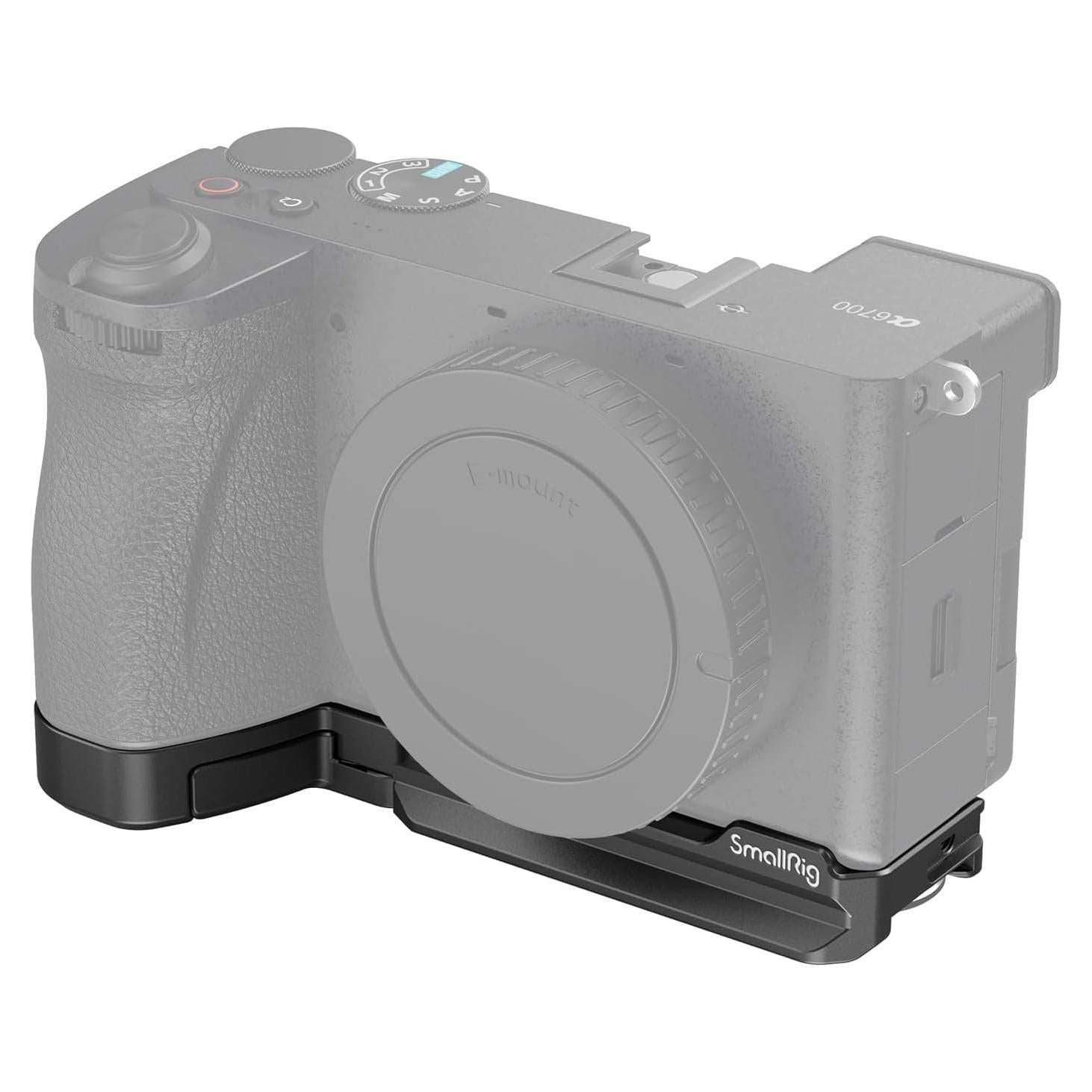 SmallRig Baseplate for Sony Alpha 6700, Bottom Mount Plate Built-in Quick Release Plate for Arca, Supporting Quick Switch Between Tripod and Stabilizer (DJI RS 2 / RSC 2 / RS 3 / RS 3 Pro) - 4338