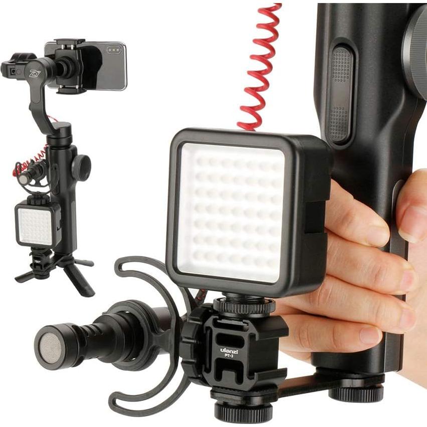 Adaptador Triple de Zapata Fría Ulanzi PT-3 para Gimbal