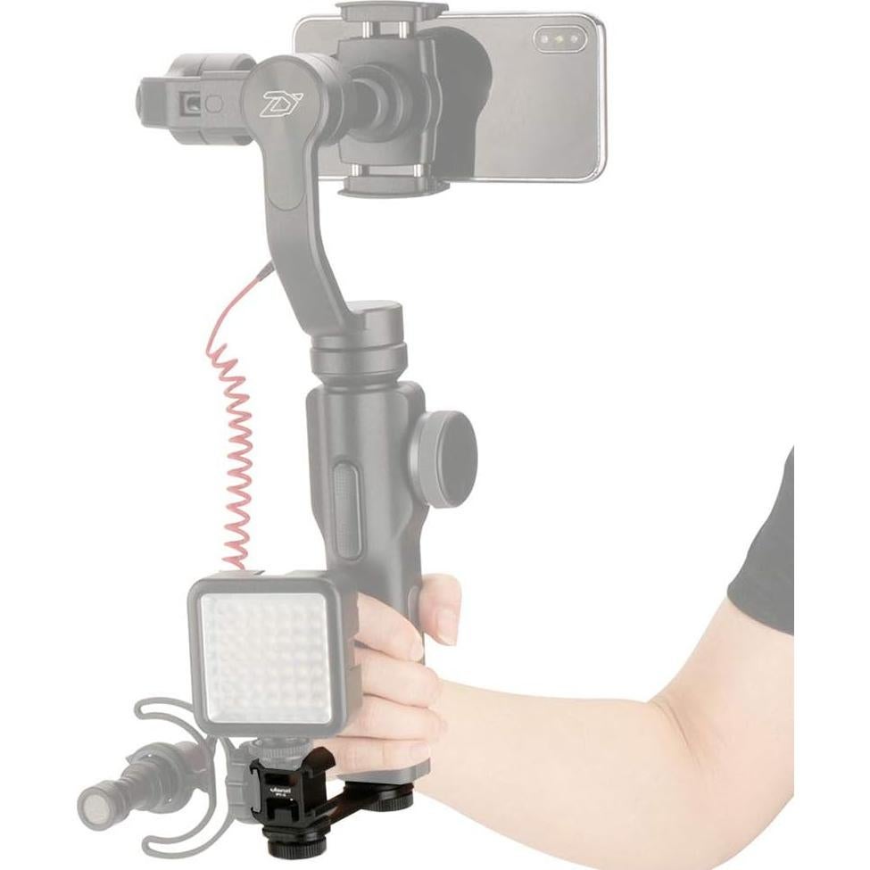 Adaptador Triple de Zapata Fría Ulanzi PT-3 para Gimbal