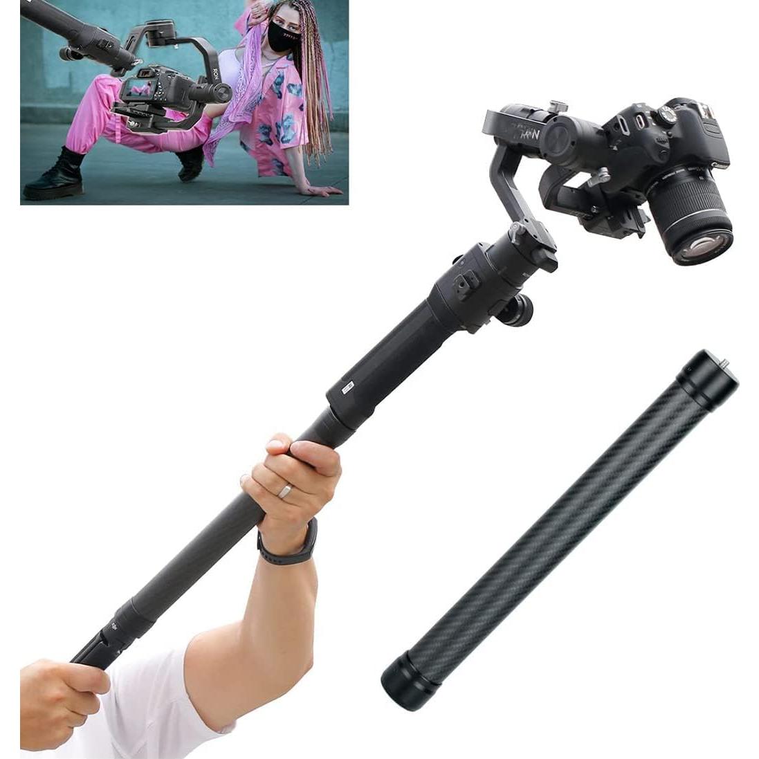 Barra de Extensión de Fibra de Carbono AngelReally 36cm para Gimbal