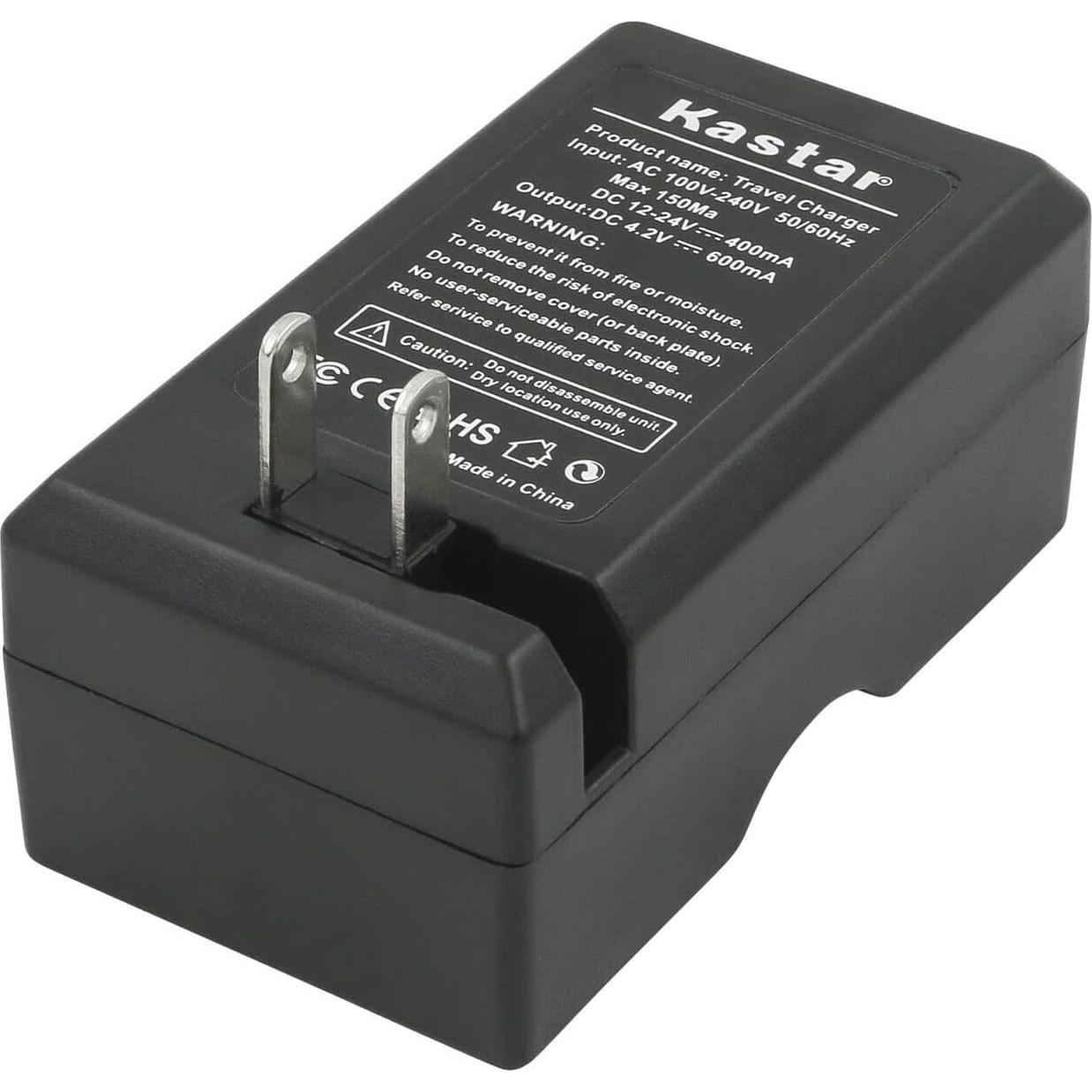 Kit de Cargador Kastar + 4 Baterías Litio Ion 2600mAh