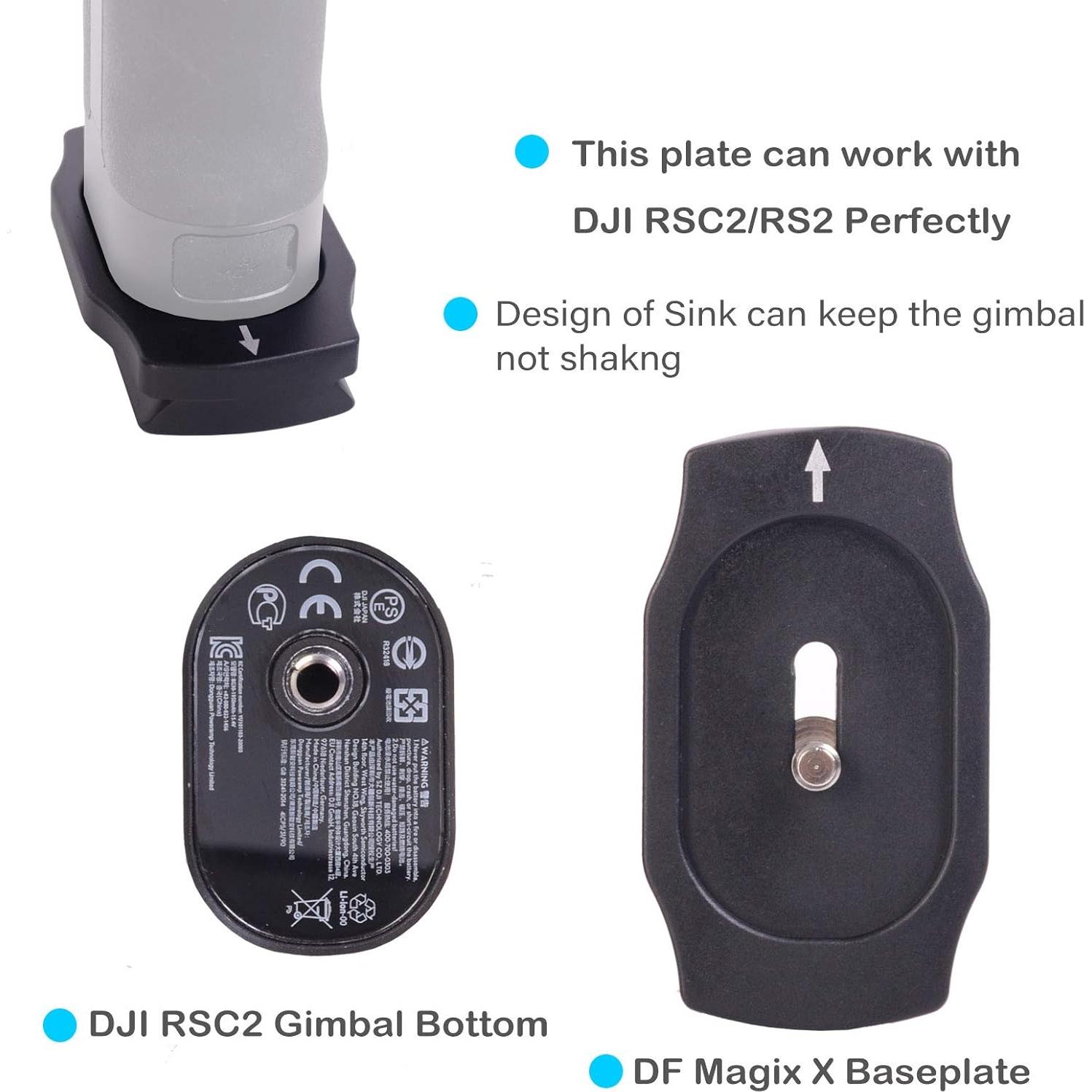 Anillo Doble Mango Gimbal DJI RS2 RSC2 DF DIGITALFOTO 1.5kg