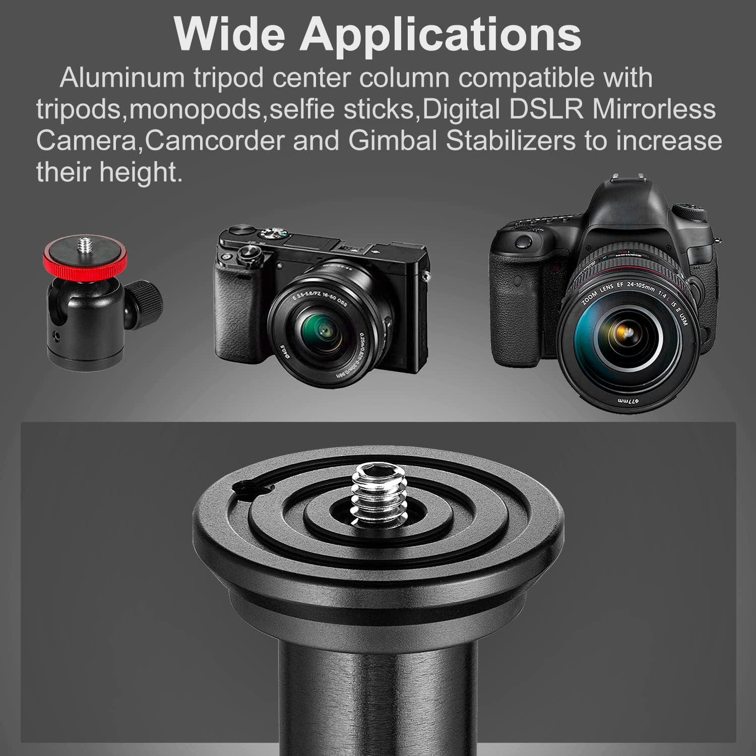 Barra de Extensión de Aluminio ADAI Gimbal 31 cm para Estabilizadores