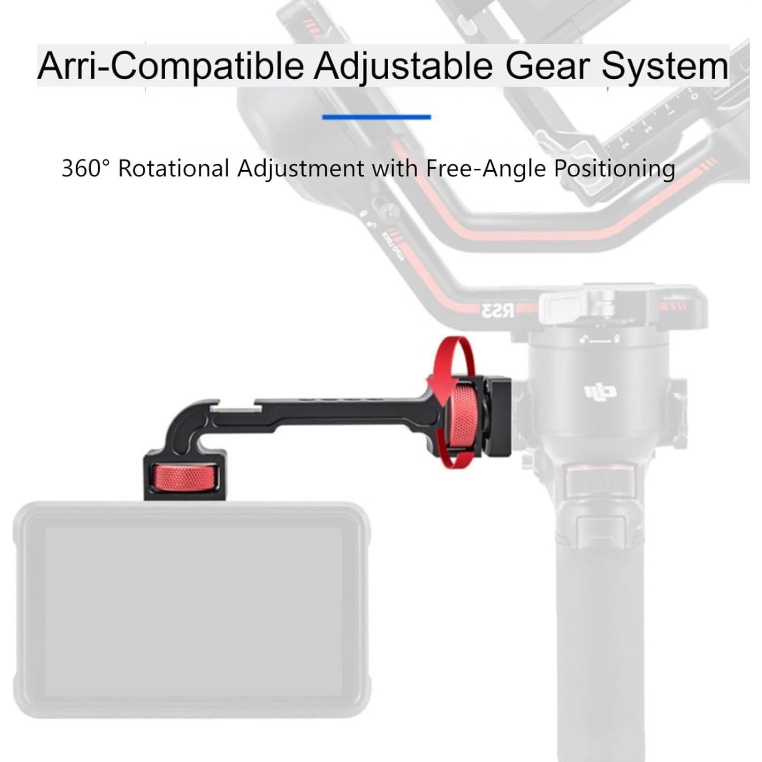 Brazo de Extensión de Monitor ProGrade para Gimbals DJI y Zhiyun