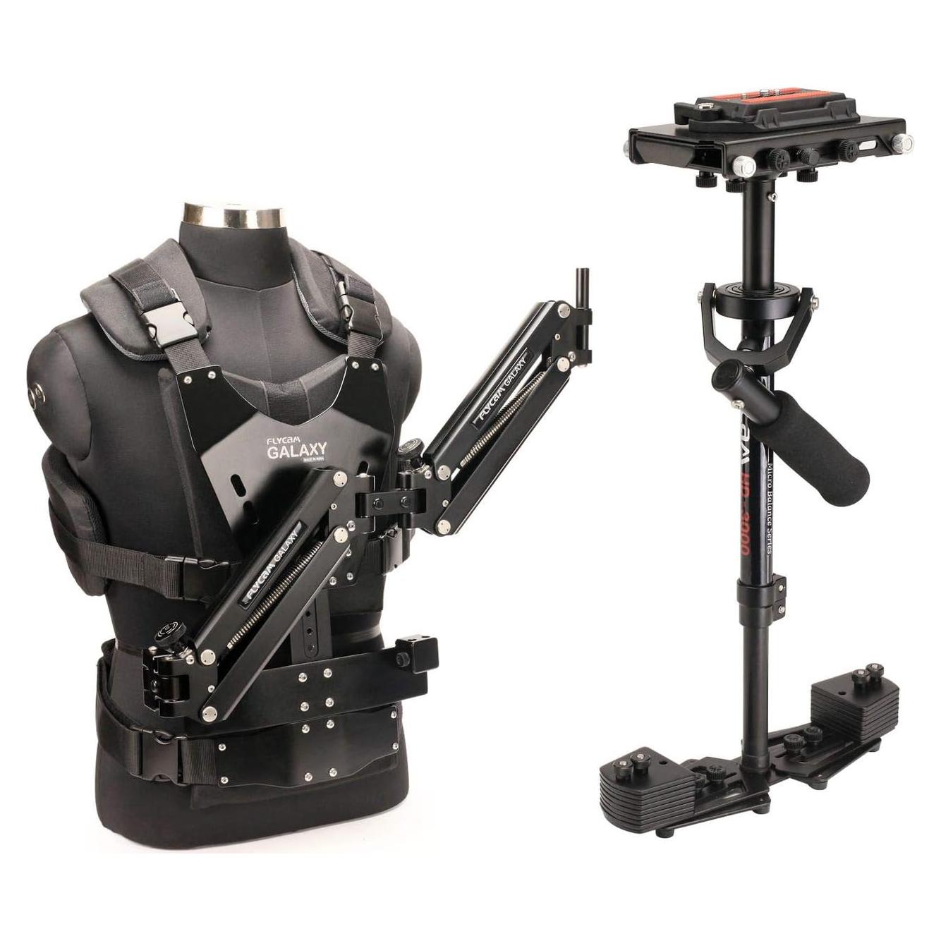 Estabilizador Telescópico Flycam HD-3000 con Chaleco y Brazo