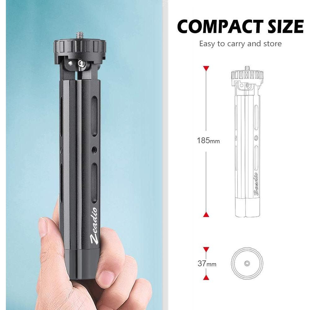 Trípode Ajustable de Metal Zeadio para Cámaras y Estabilizadores