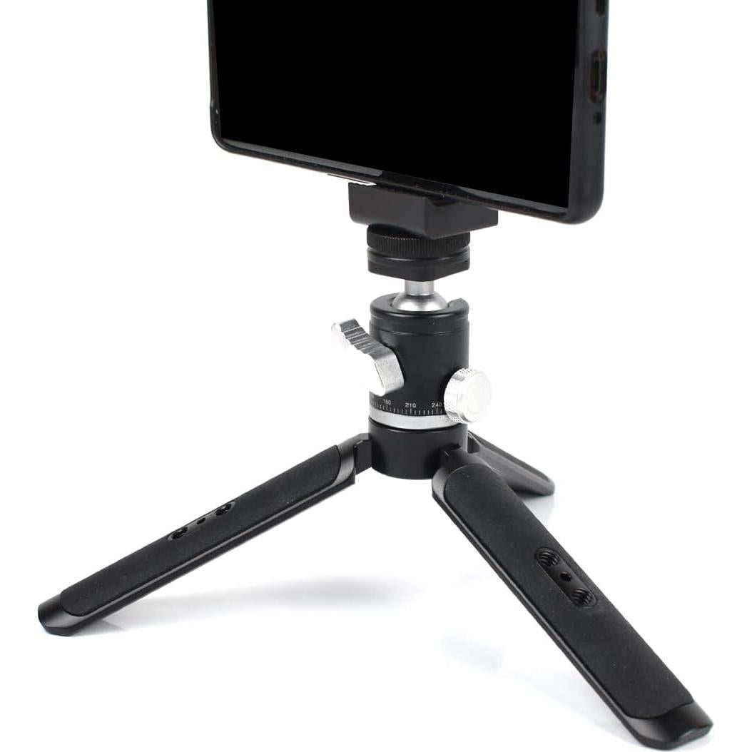 Trípode Mini de Aluminio KOQINVIZ PZ-15 para Cámara y Teléfono