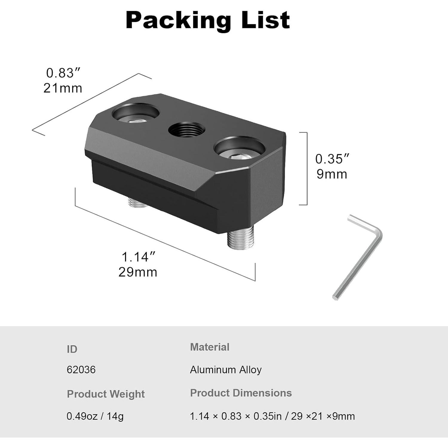 Bloque de Expansión Mechrig para DJI Ronin - Estabilizadores S/SC