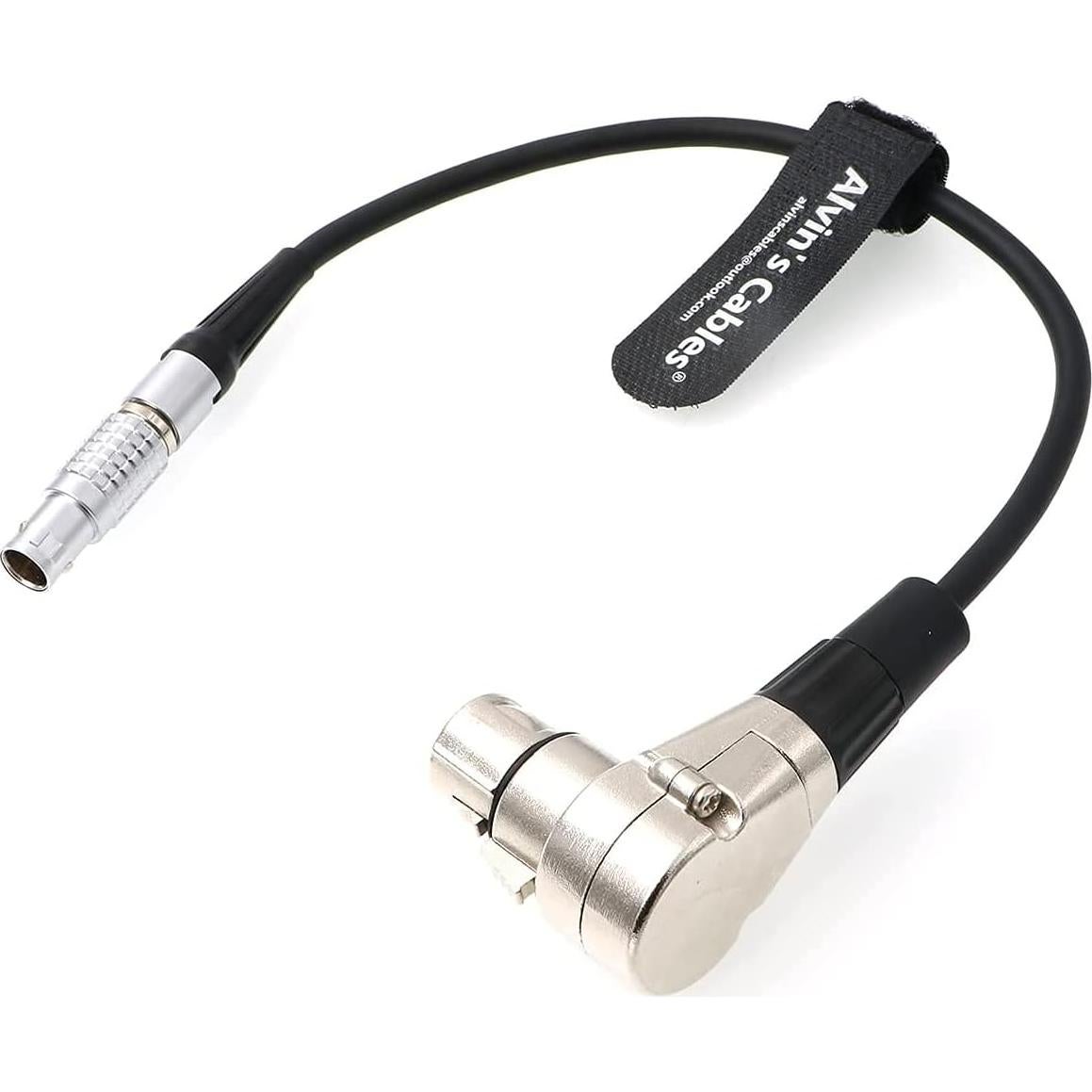 Cable de Poder 6 Pin Macho a XLR 4 Pin Hembra 30cm Cables de Alvin