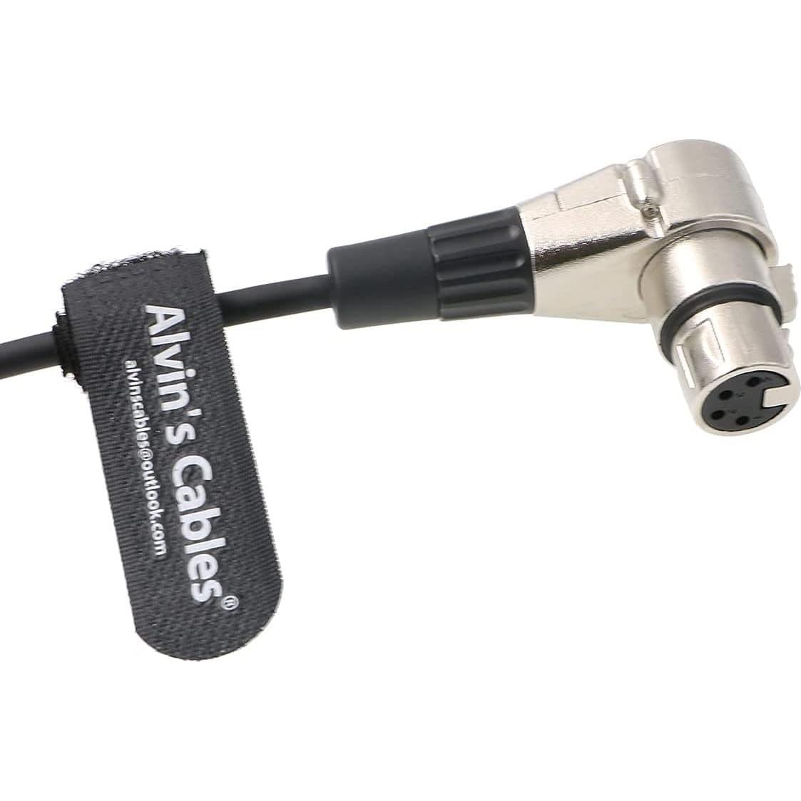 Cable de Poder 6 Pin Macho a XLR 4 Pin Hembra 30cm Cables de Alvin