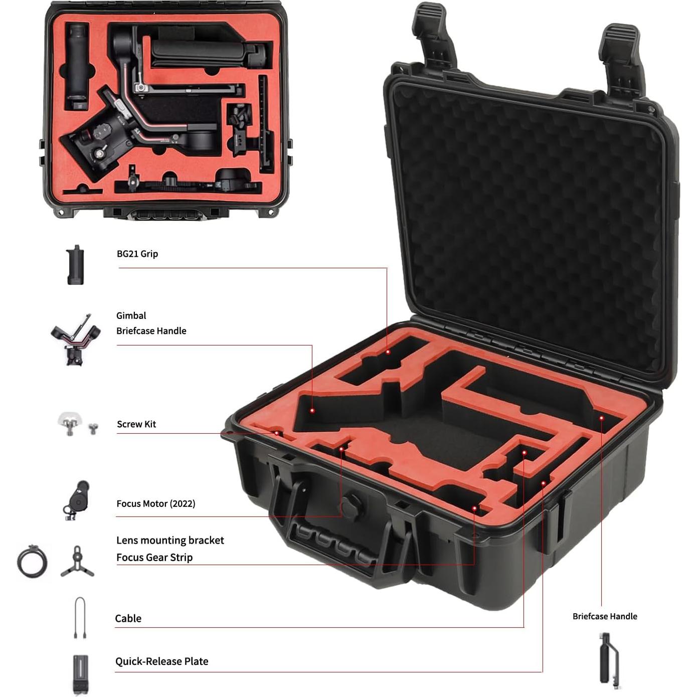 Funda Dura Liyirui para Estabilizador Gimbal DJI RS3 - Impermeable
