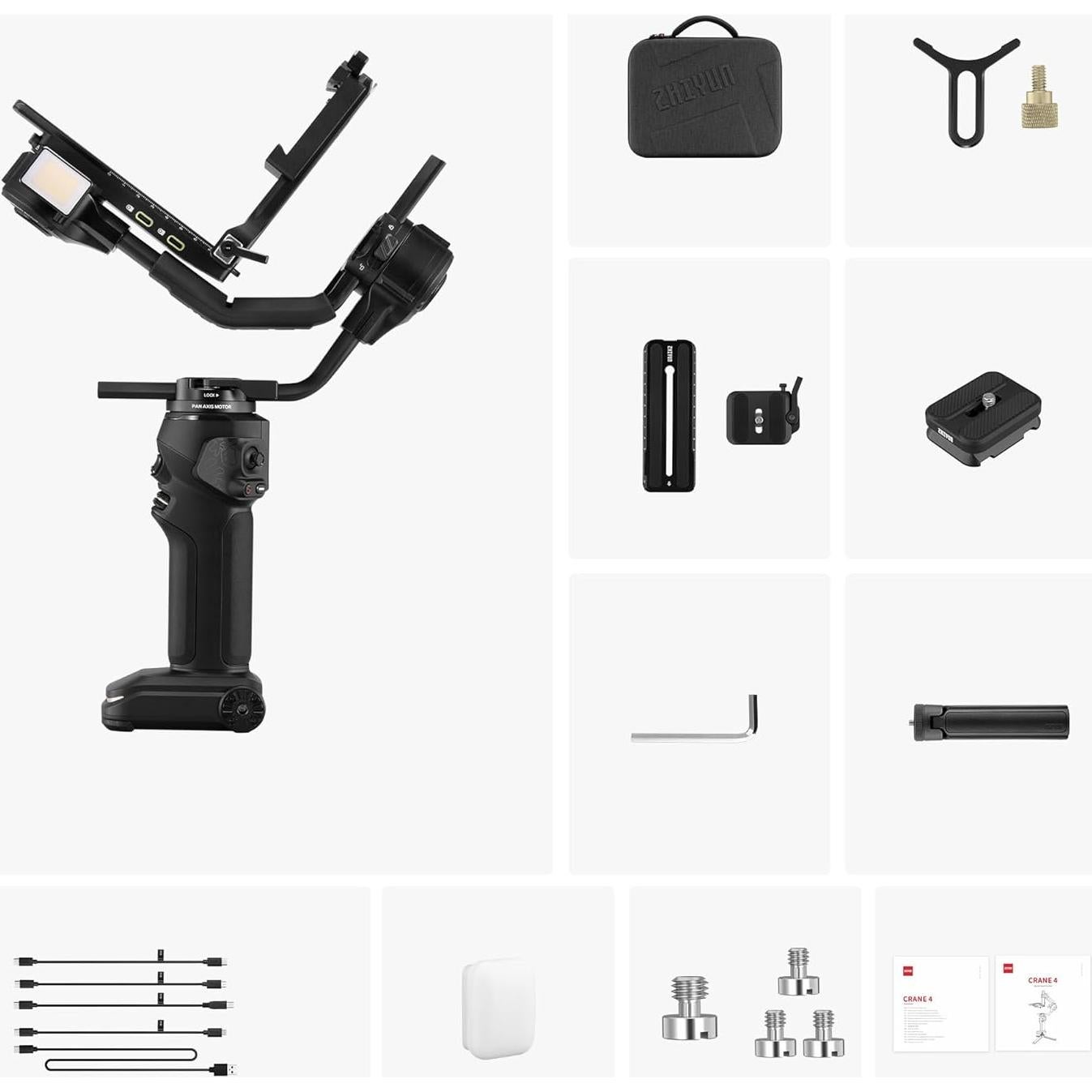 Estabilizador ZHIYUN Crane 4 para cámaras DSLR y sin espejo