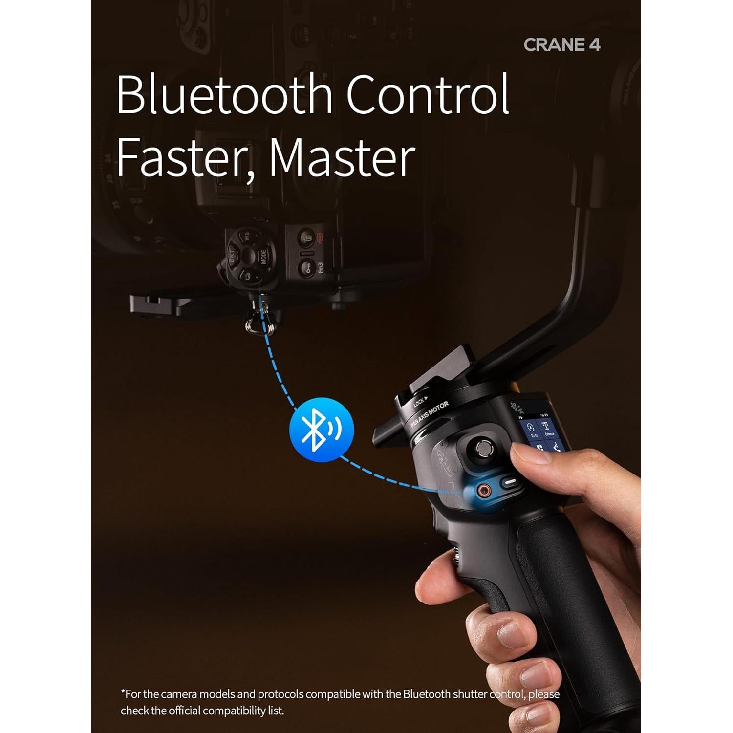 Estabilizador ZHIYUN Crane 4 para cámaras DSLR y sin espejo