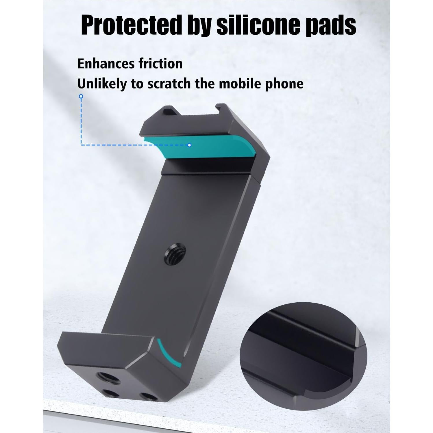 Soporte de teléfono Came-TV 84001 con zapata fría y agarre 60-80mm