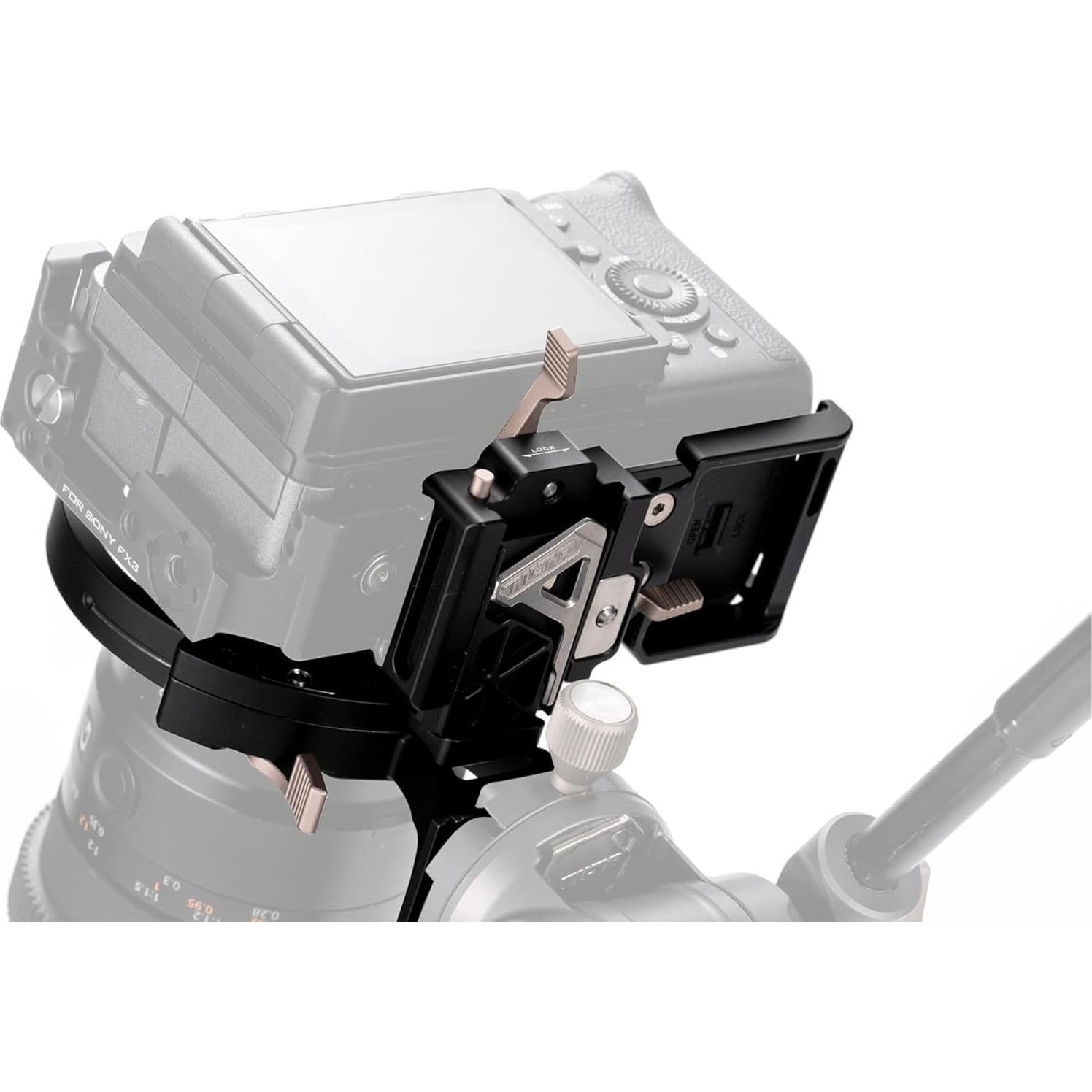 Soporte de cámara ajustable Tilta TA-VSB-SN-B para cámaras pequeñas