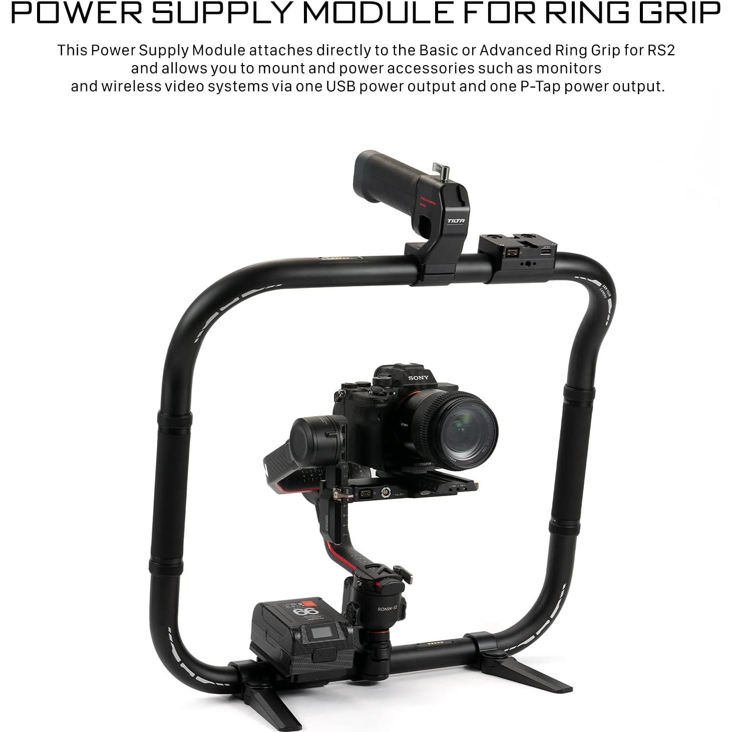 Placa de Batería V-Mount Tilta TGA-RG-V para Grip RS2/RS3 Pro