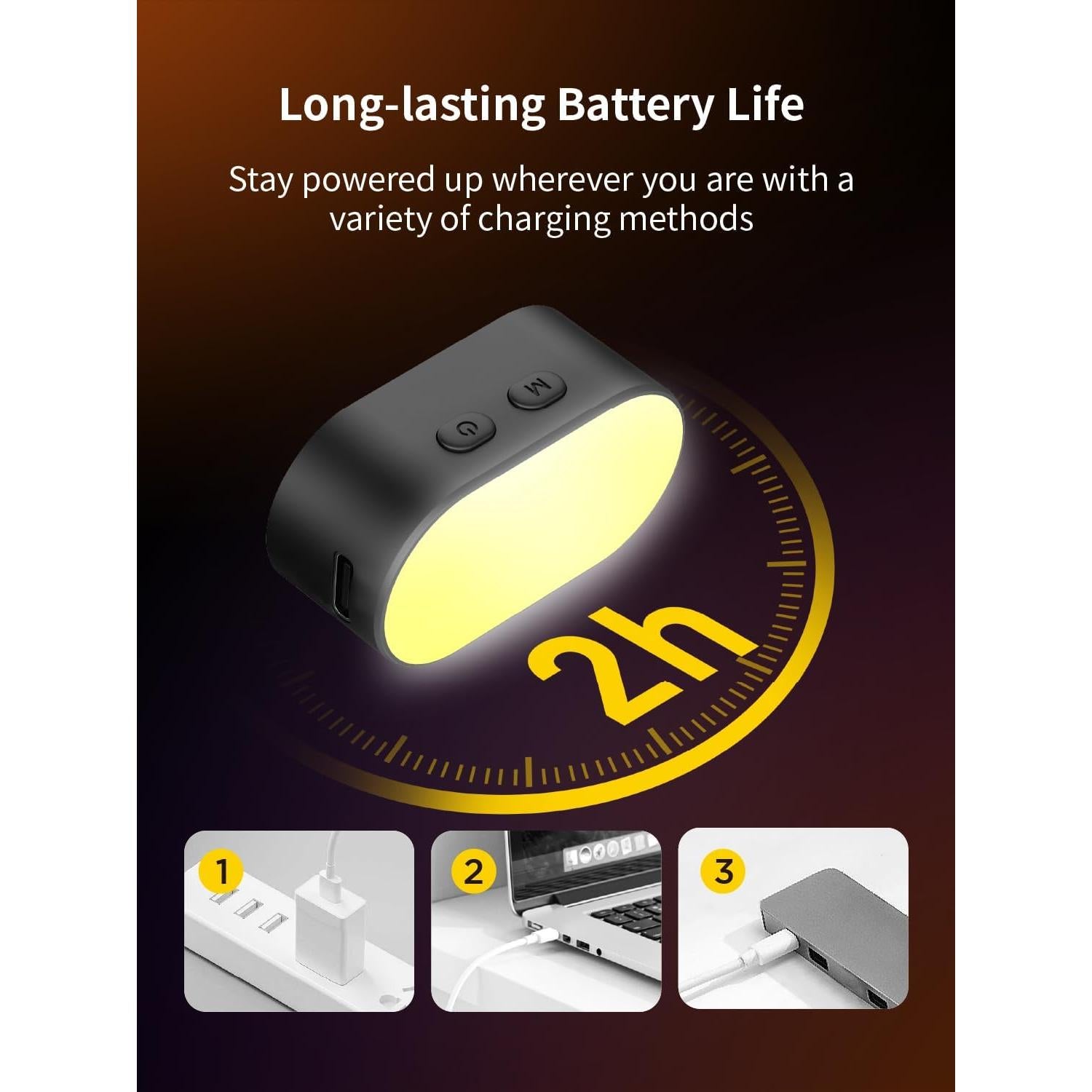 Luz de Relleno Magnética AOCHUAN P02, 3 Modos de Color