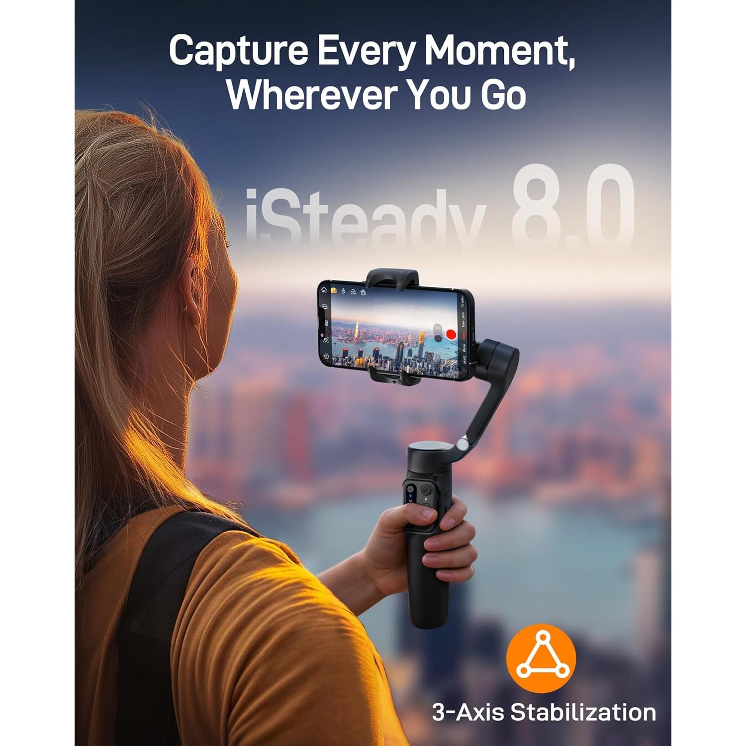 Gimbal Estabilizador Hohem iSteady X3SE Plus para Smartphone