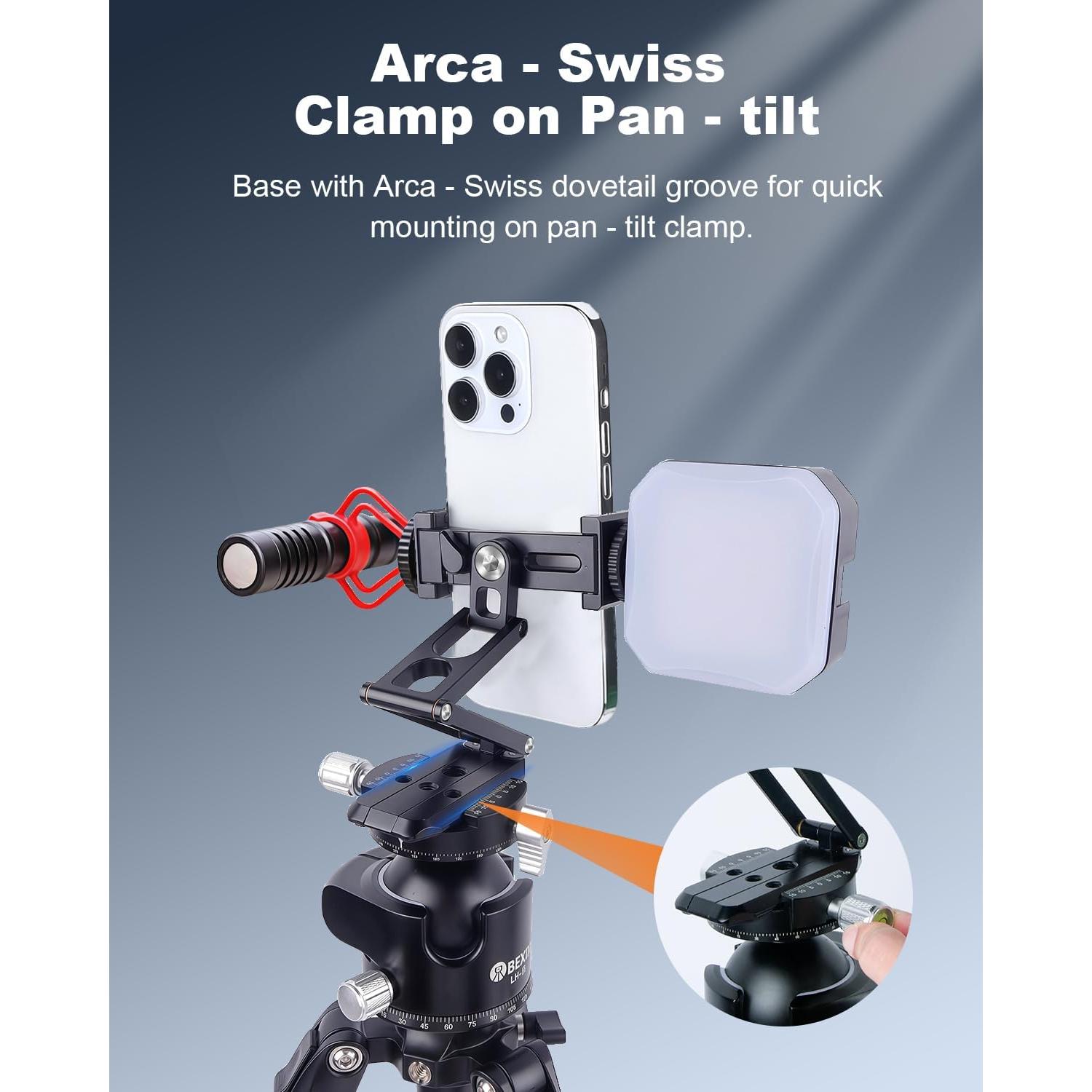 Soporte de teléfono plegable Came-TV 71002 con zapato frío