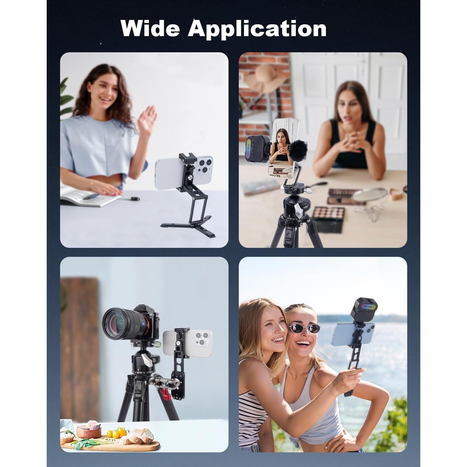 Soporte de teléfono plegable Came-TV 71002 con zapato frío