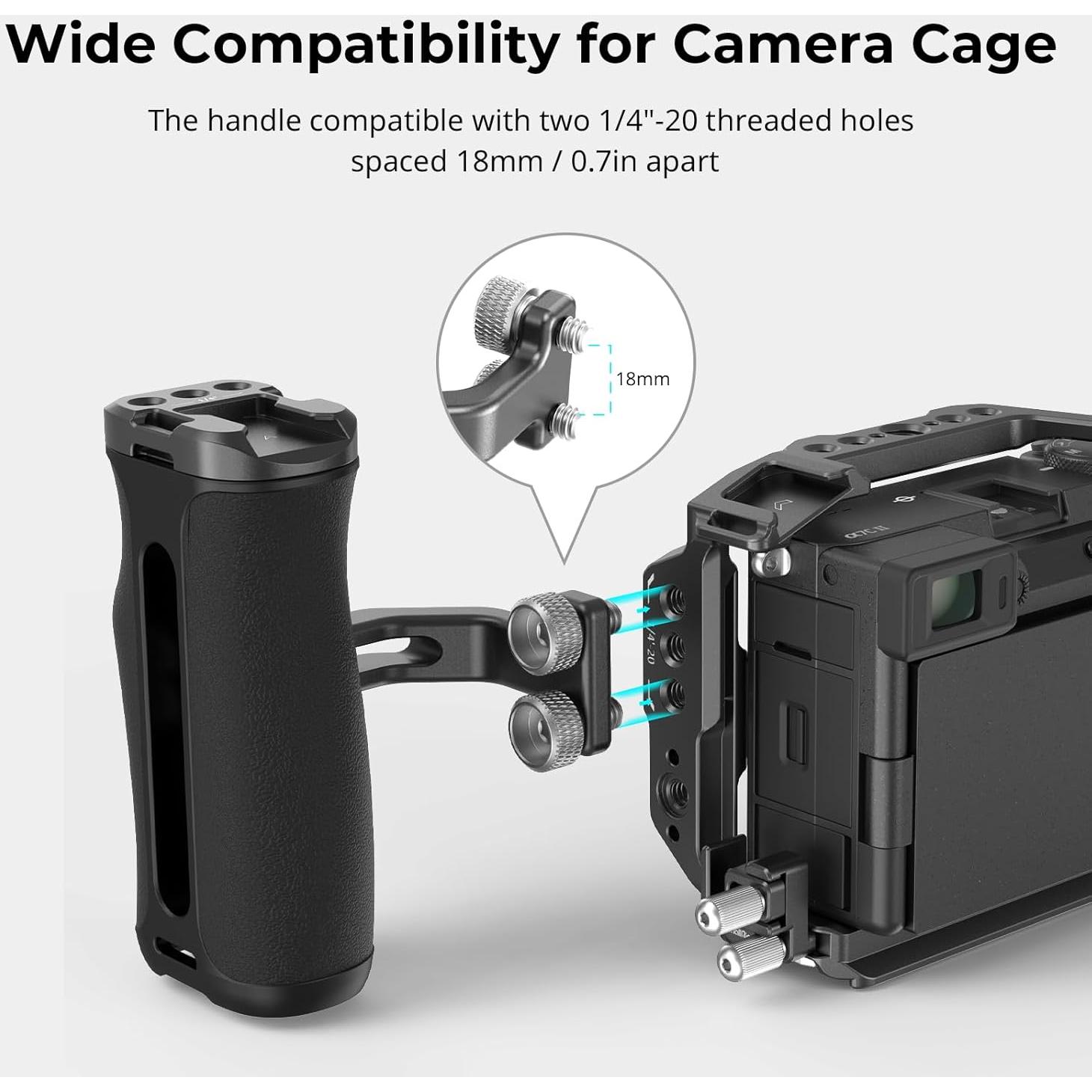 Mango Lateral Mini SmallRig 4756 Ajustable 155g con Tornillos