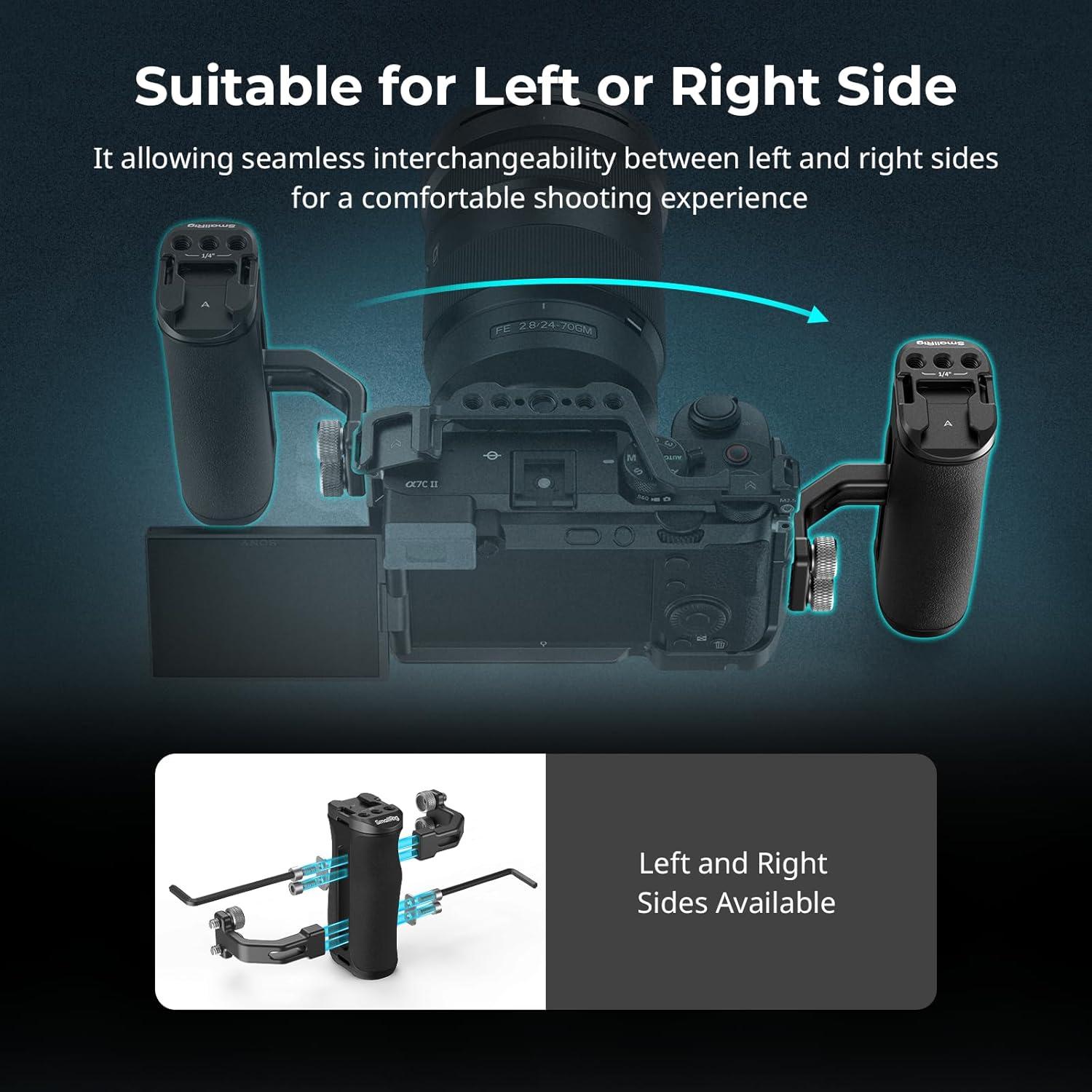 Mango Lateral Mini SmallRig 4756 Ajustable 155g con Tornillos