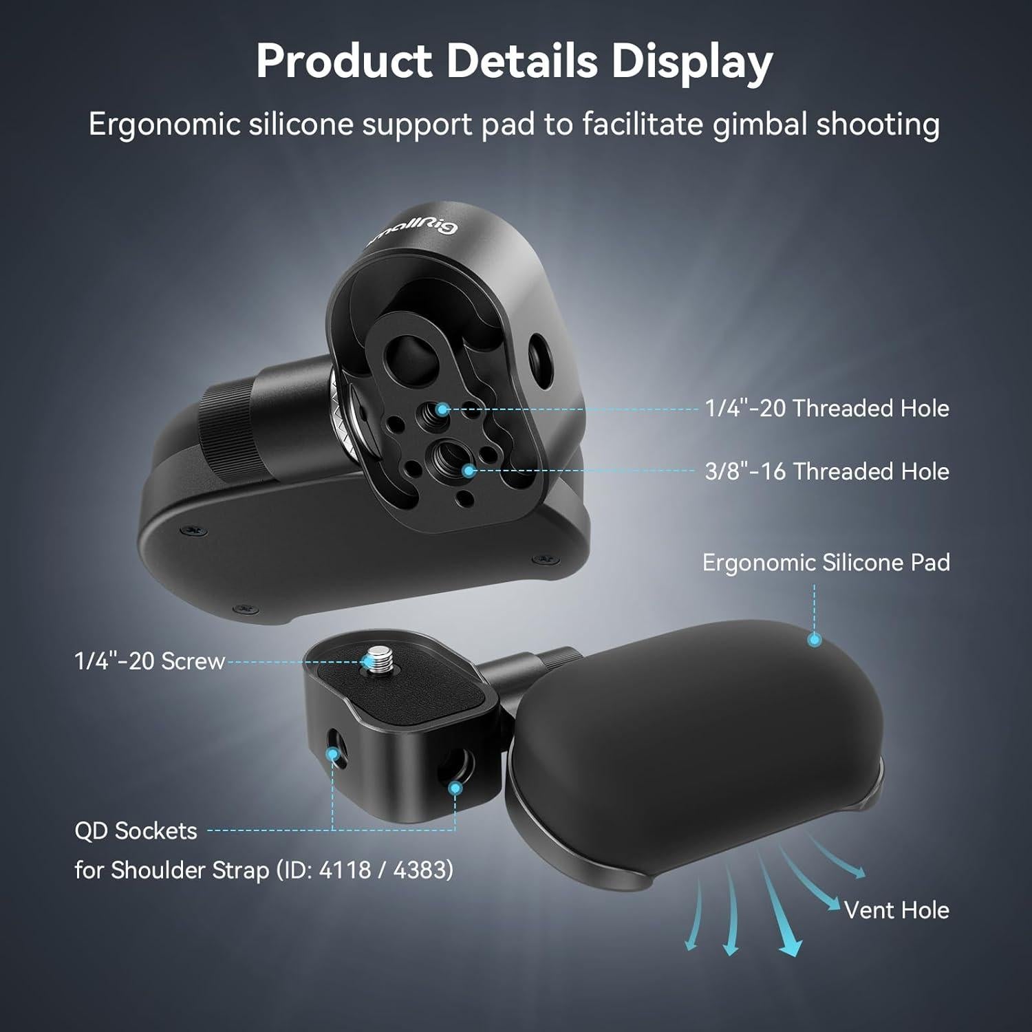 Soporte de Muñeca SmallRig 4248 para DJI RS 4/RS 3 Pro