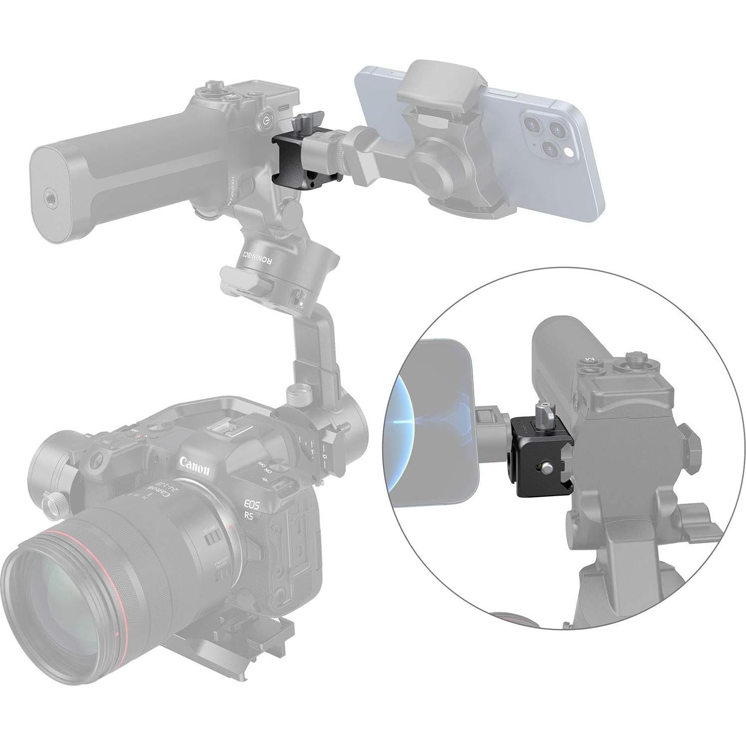 Soporte de Accesorios NATO SmallRig 3025 para DJI RS 4 Mini/RS 2/RSC 2