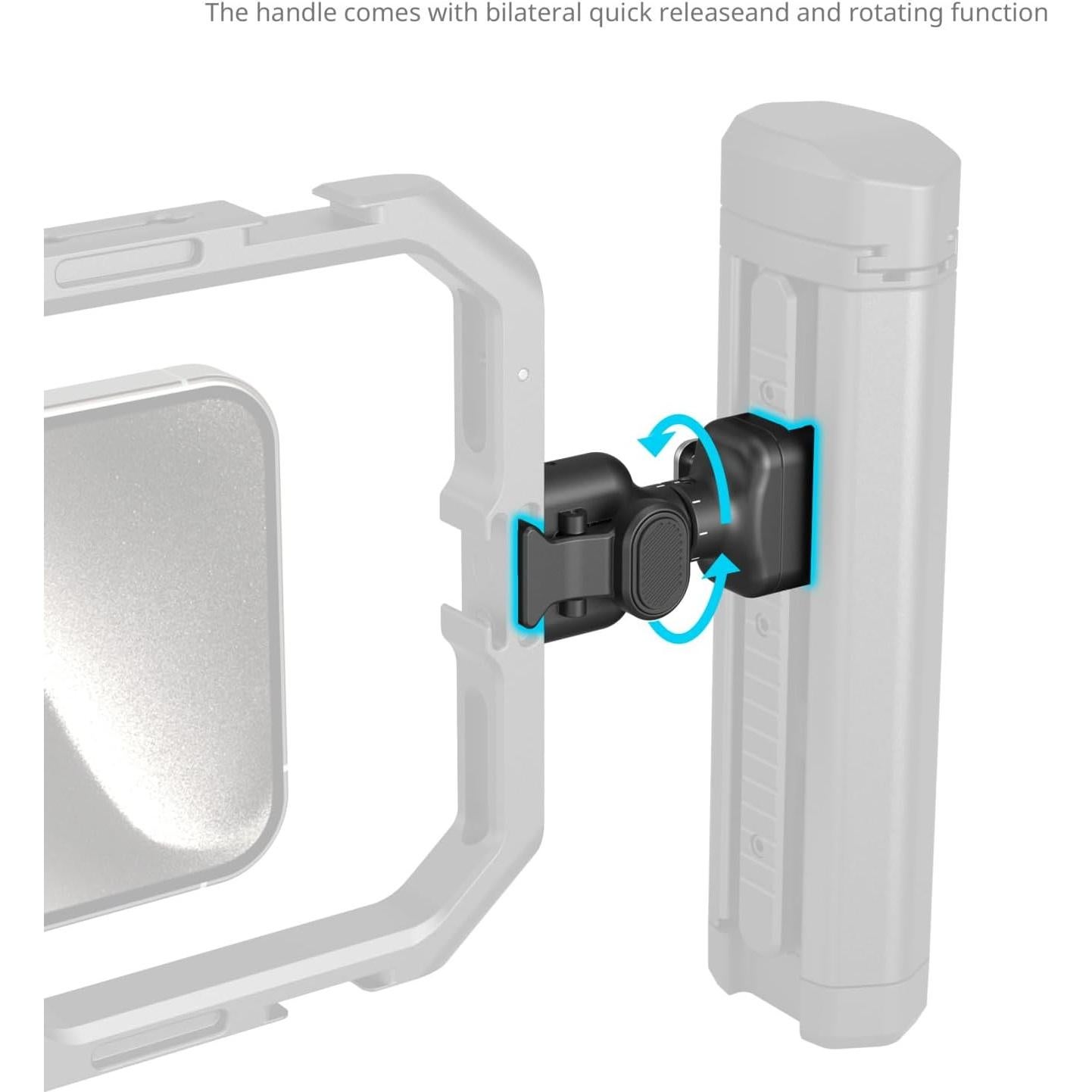 Mango Lateral Rotatable SmallRig 4842 para Smartphones QR