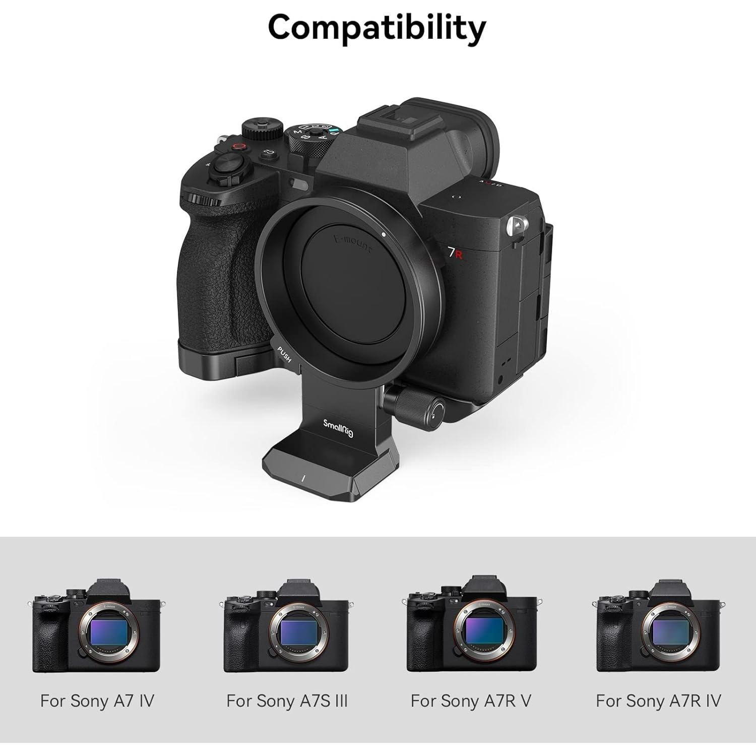 Placa de Montaje Rotatable SmallRig 4148 para Sony Alpha 7R V/7 IV/7S III