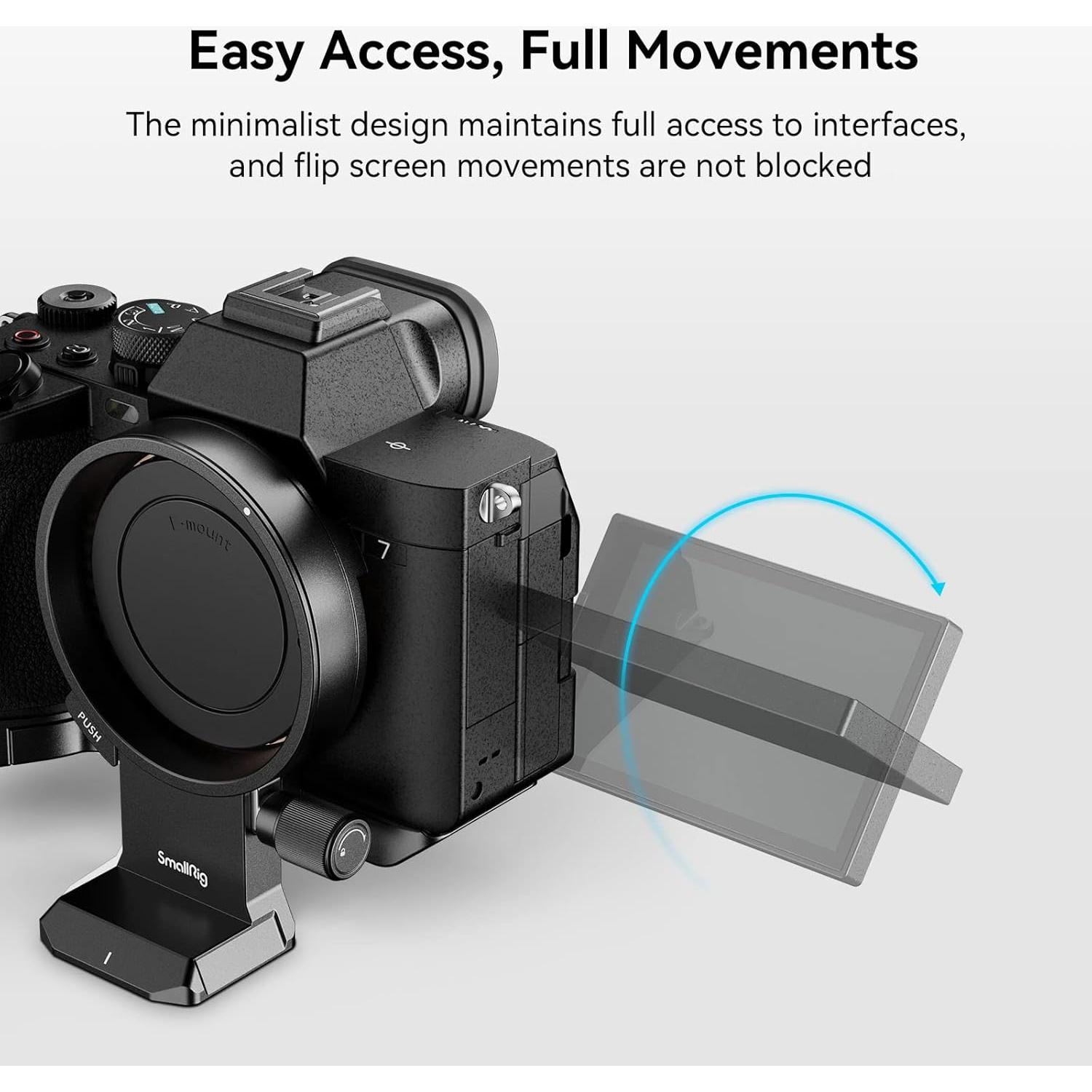 Placa de Montaje Rotatable SmallRig 4148 para Sony Alpha 7R V/7 IV/7S III