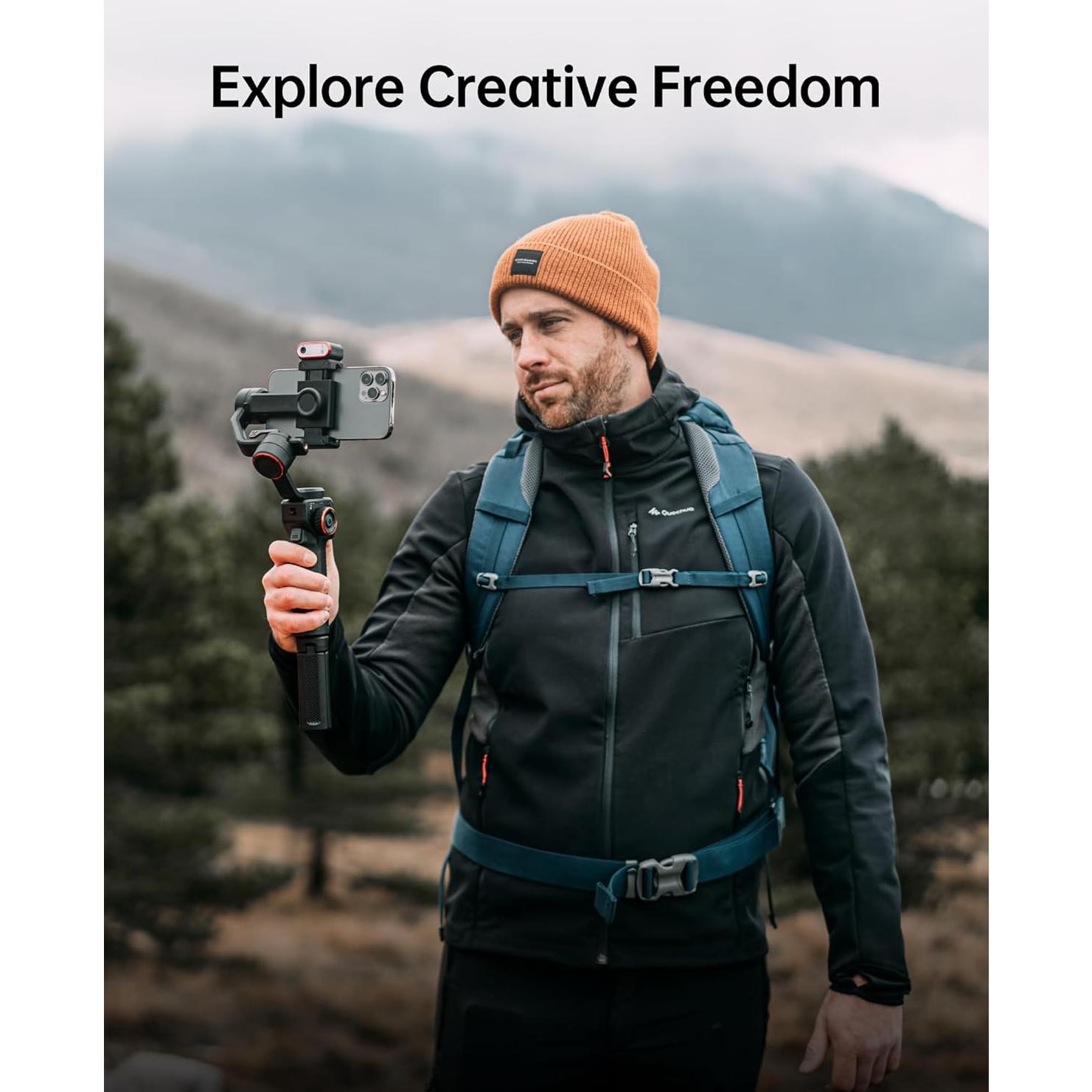 Estabilizador Gimbal Hohem iSteady M6 Kit con Rastreador AI