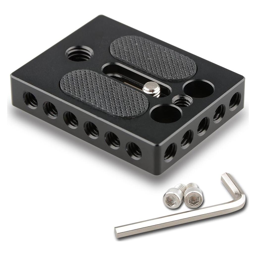 Base de Cámara CAMVATE con Rosca 1/4" y 3/8" para DSLR