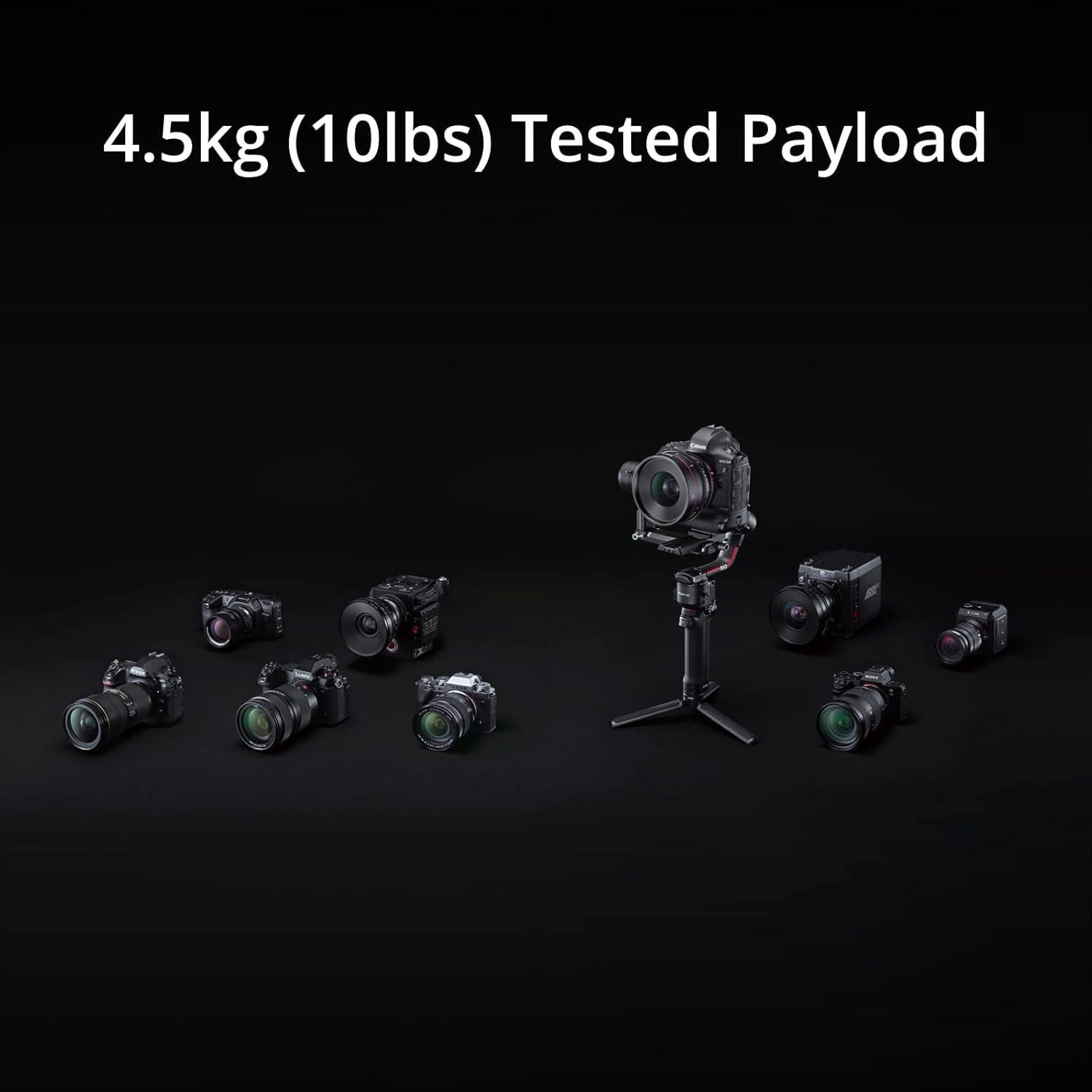 Estabilizador DJI RS 2 para Cámaras DSLR y Sin Espejo - 4.5 kg