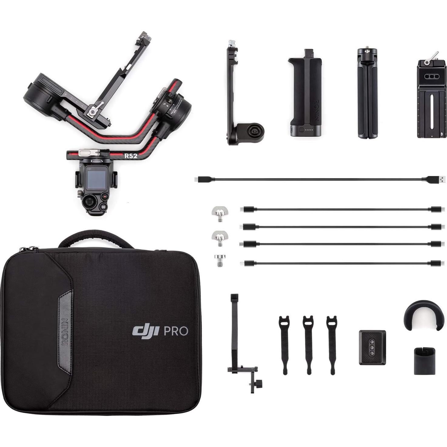 Estabilizador DJI RS 2 para Cámaras DSLR y Sin Espejo - 4.5 kg