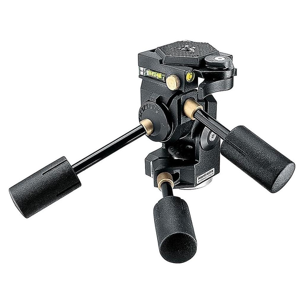 Cabezal de Trípode Manfrotto 229 3D Super Pro 12kg Liberación Rápida
