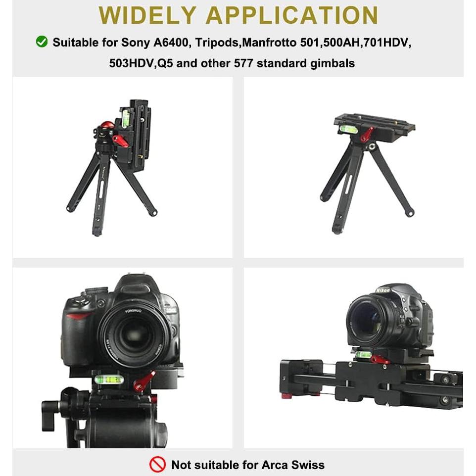 Placa de Liberación Rápida UTEBIT P200 para Cámara - Aluminio