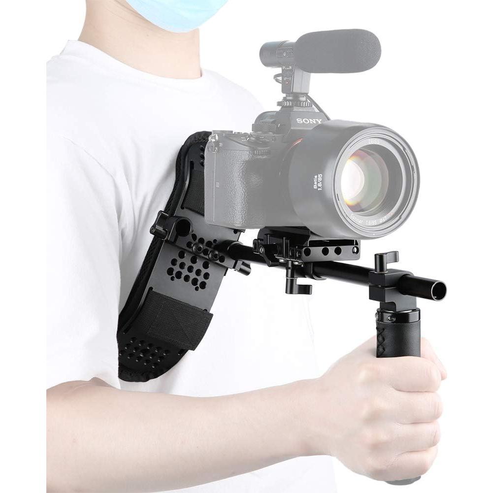 Soporte de Pecho NICEYRIG 15mm para Cámara DSLR y Camcorder