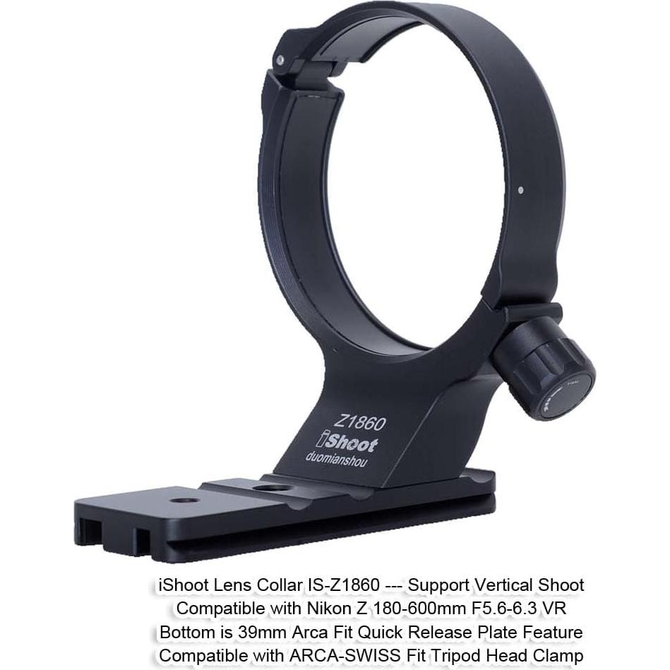 Anillo de Montaje en Trípode iShoot IS-Z1860 para Nikon Z 180-600mm
