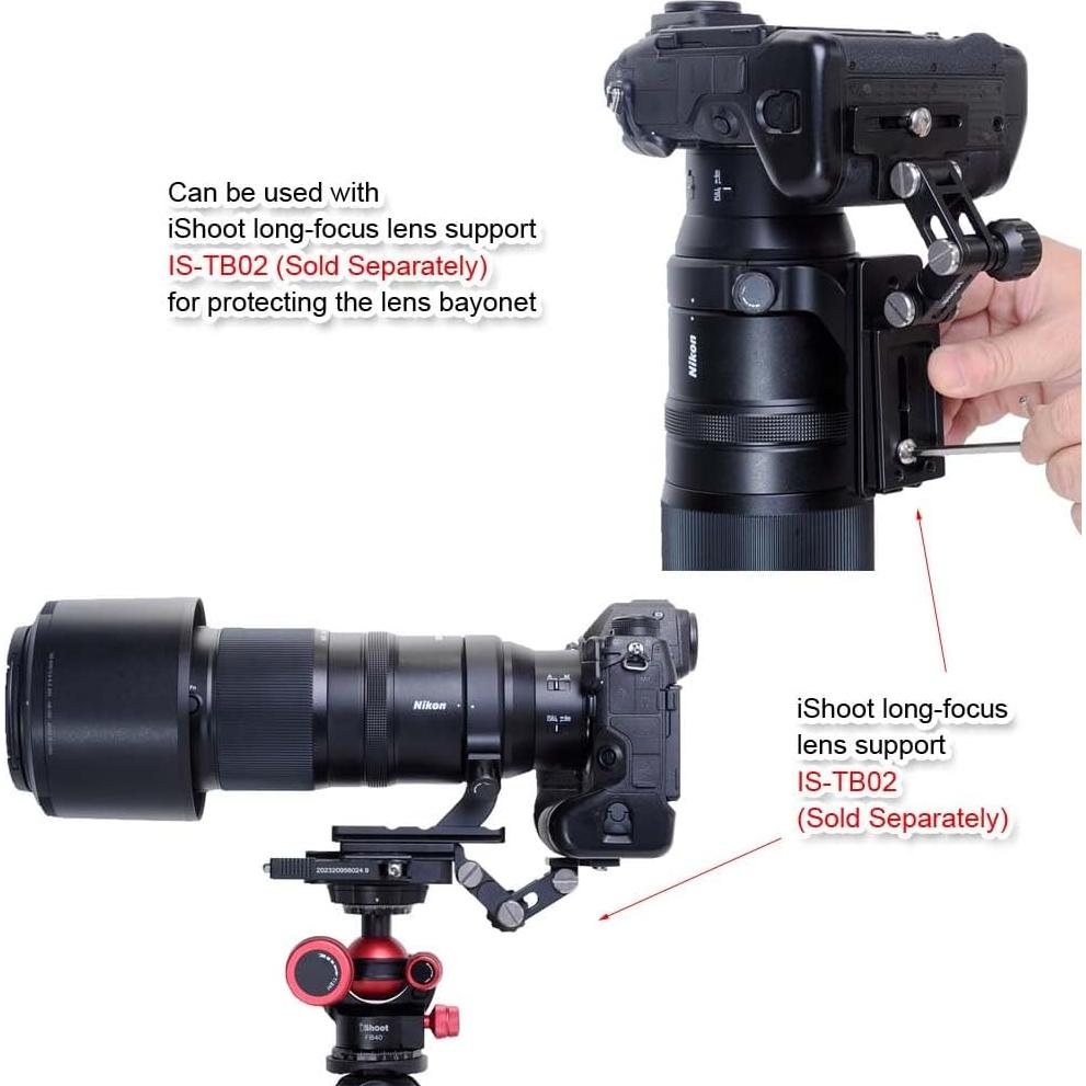 Anillo de Montaje en Trípode iShoot IS-Z1860 para Nikon Z 180-600mm