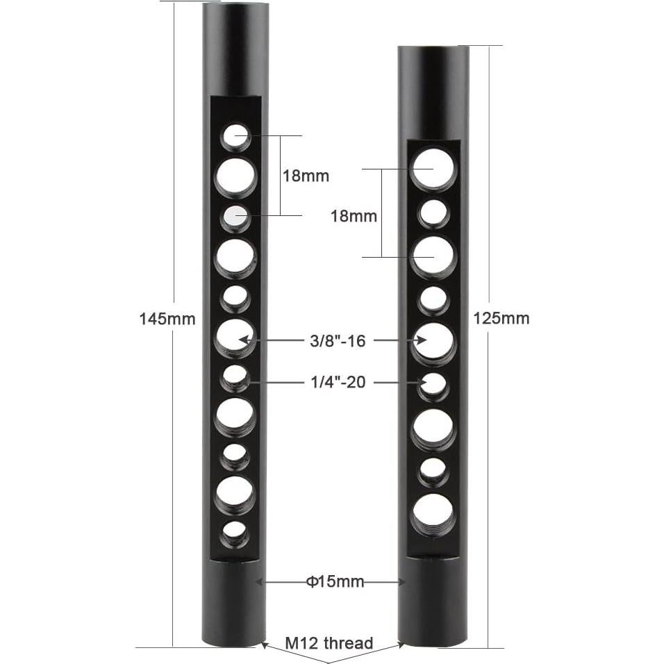 Jaula de Cámara CAMVATE con Mango de Madera para Canon y Nikon