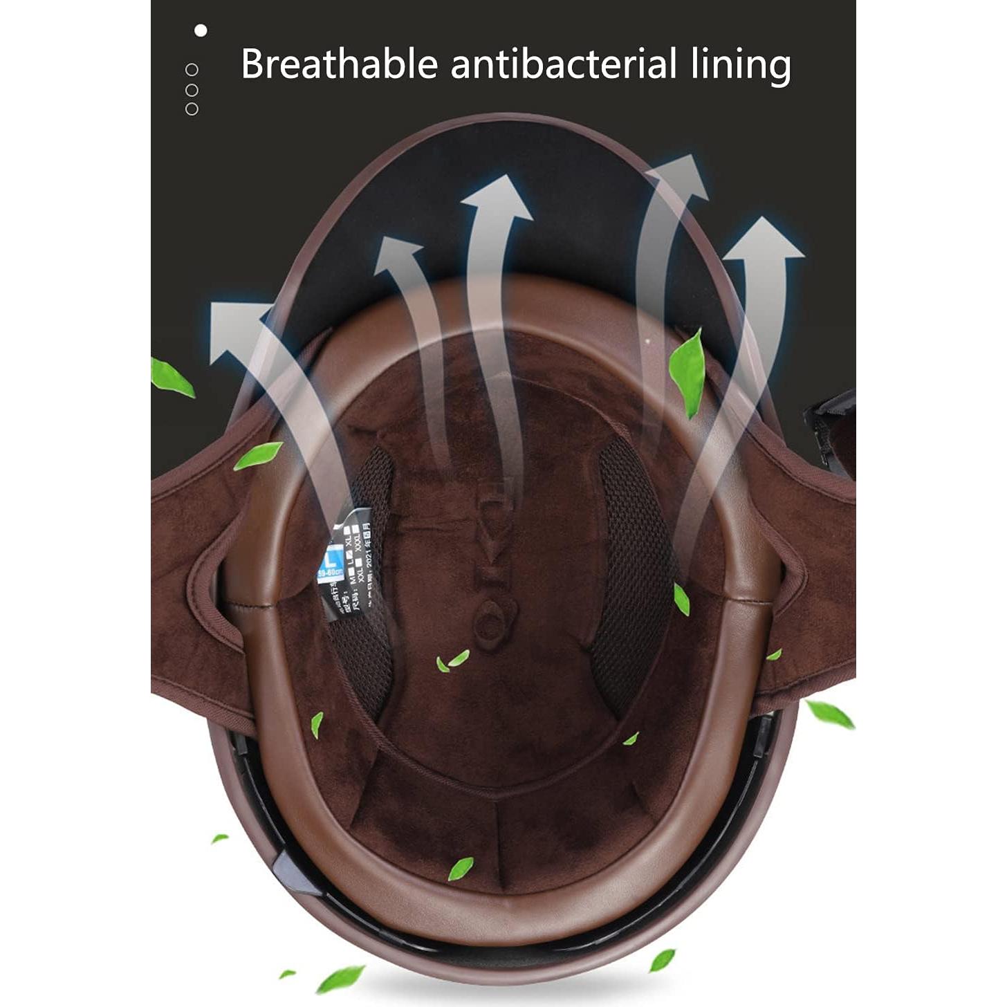 Casco de motocicleta Hanhua Skull Unisex M-L-XL ABS