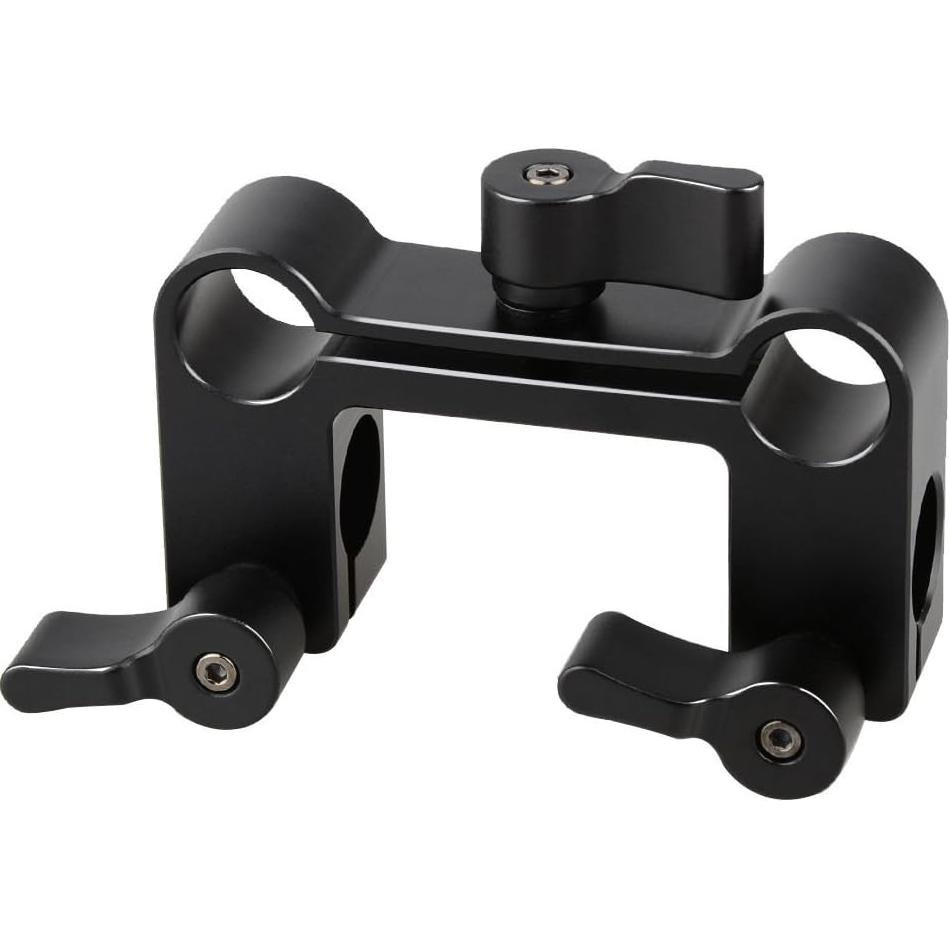 Soporte de Riel Offset 15mm CAMVATE para DSLR con 4 Agujeros