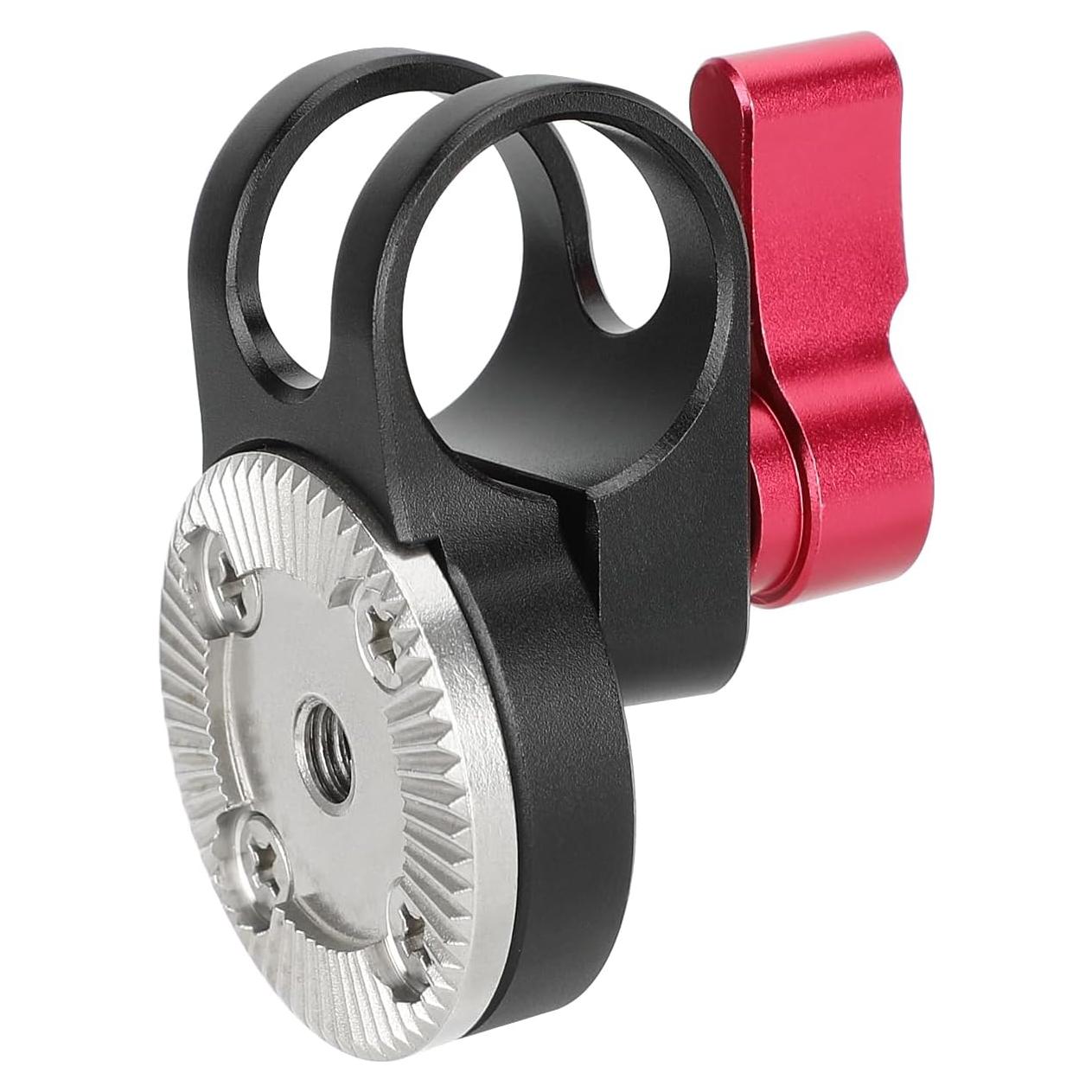 Abrazadera de Varilla de 19mm CAMVATE con Roseta ARRI Roja