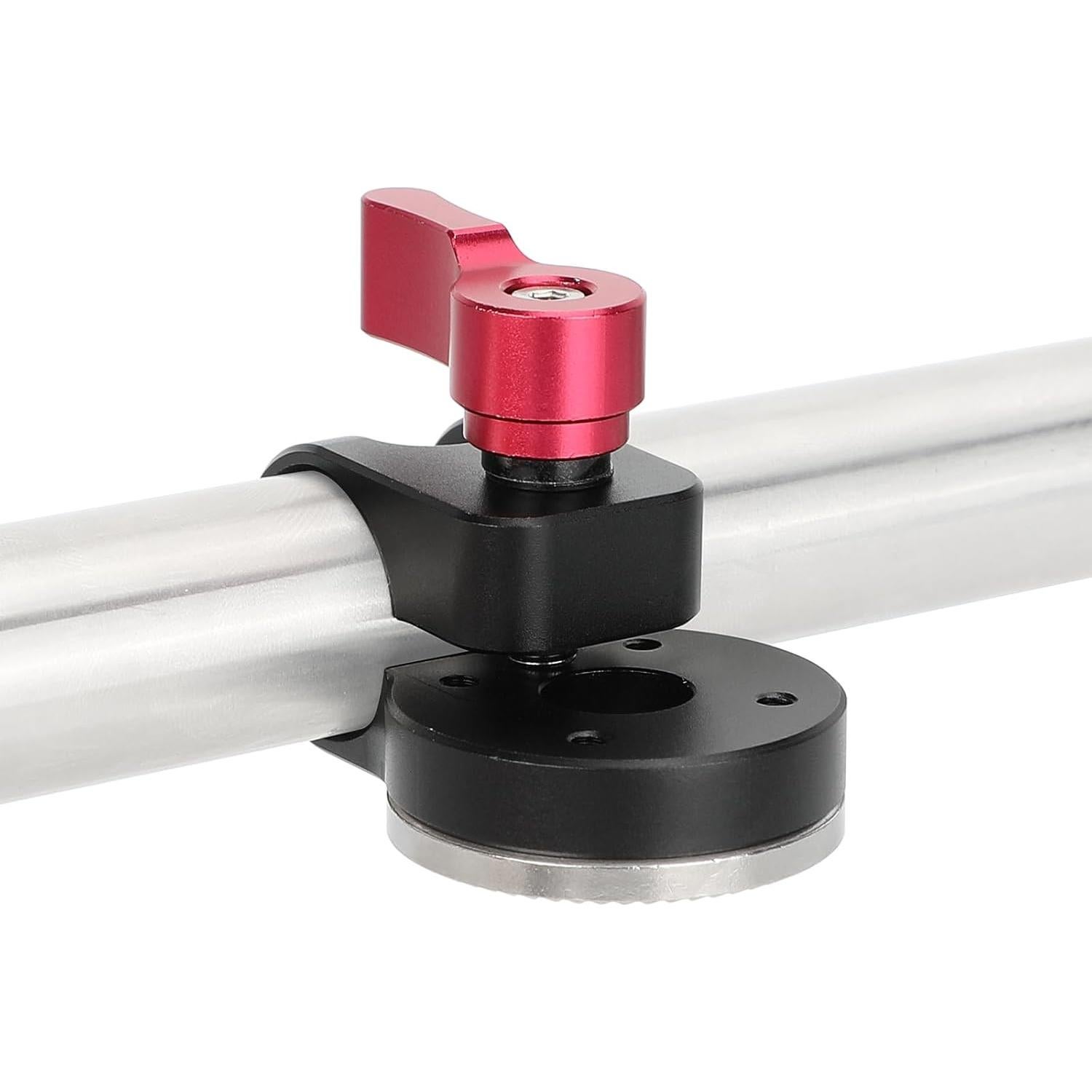 Abrazadera de Varilla de 19mm CAMVATE con Roseta ARRI Roja