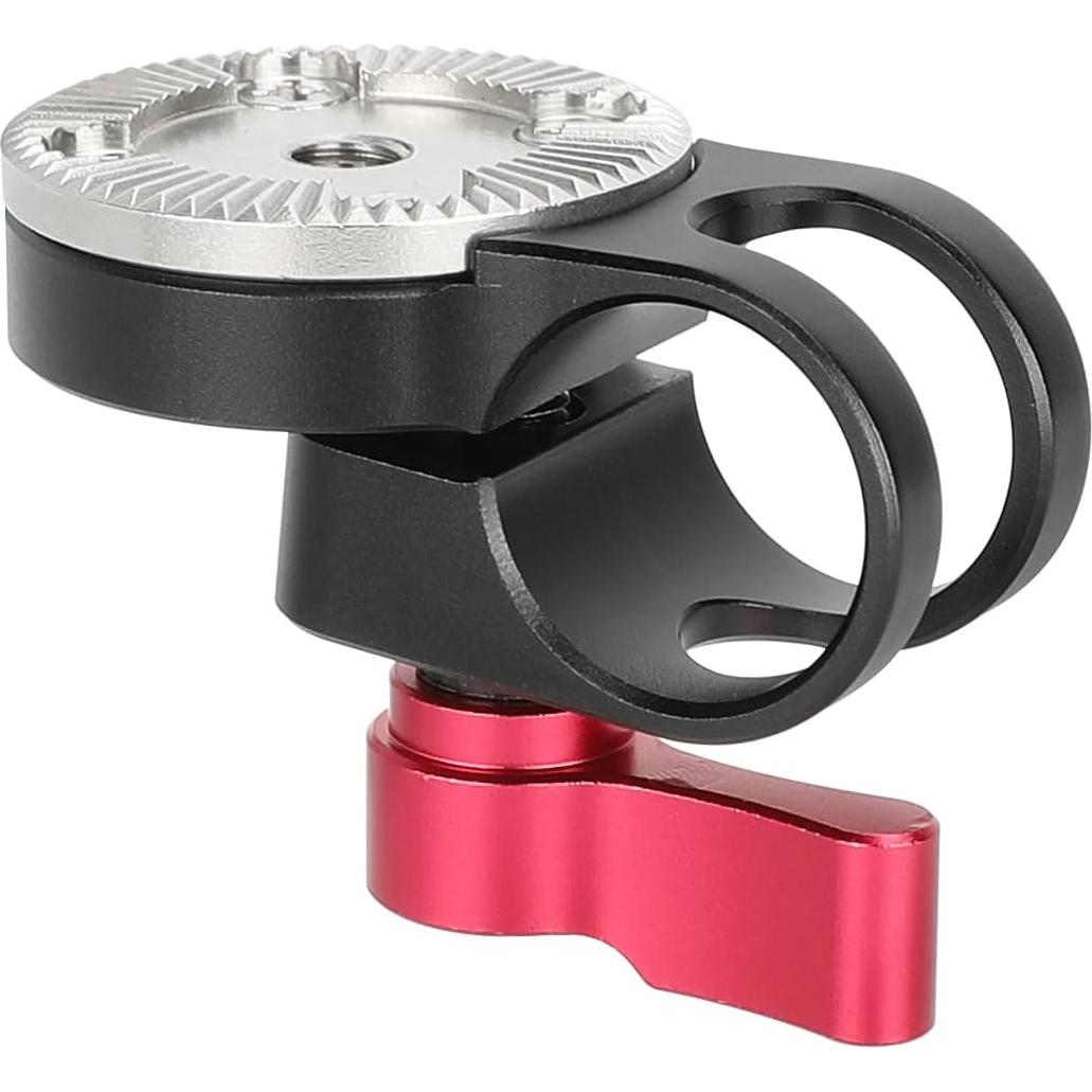 Abrazadera de Varilla de 19mm CAMVATE con Roseta ARRI Roja