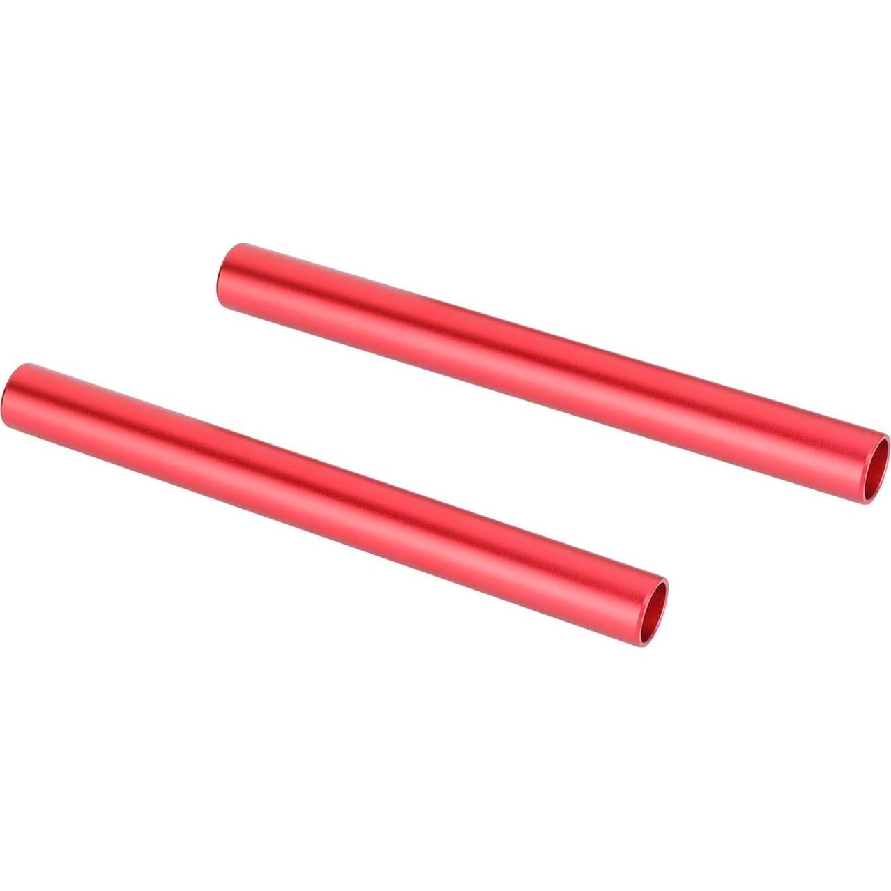 Par de Varillas de Aluminio 15mm CAMVATE 15cm Color Rojo