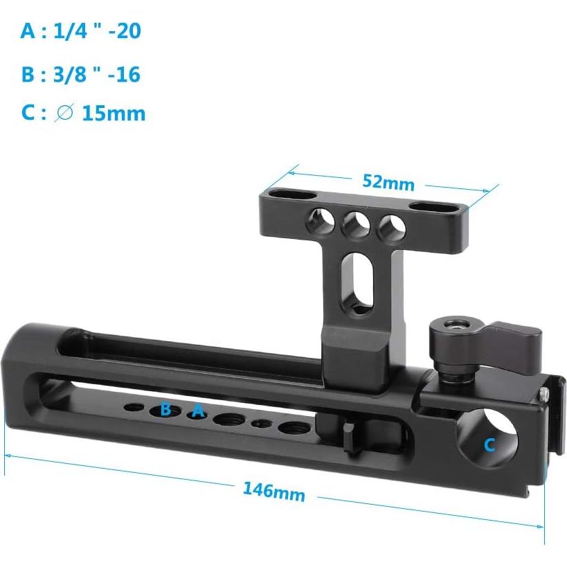 Mango Superior CAMVATE con Asiento Desmontable y Montajes 1/4"
